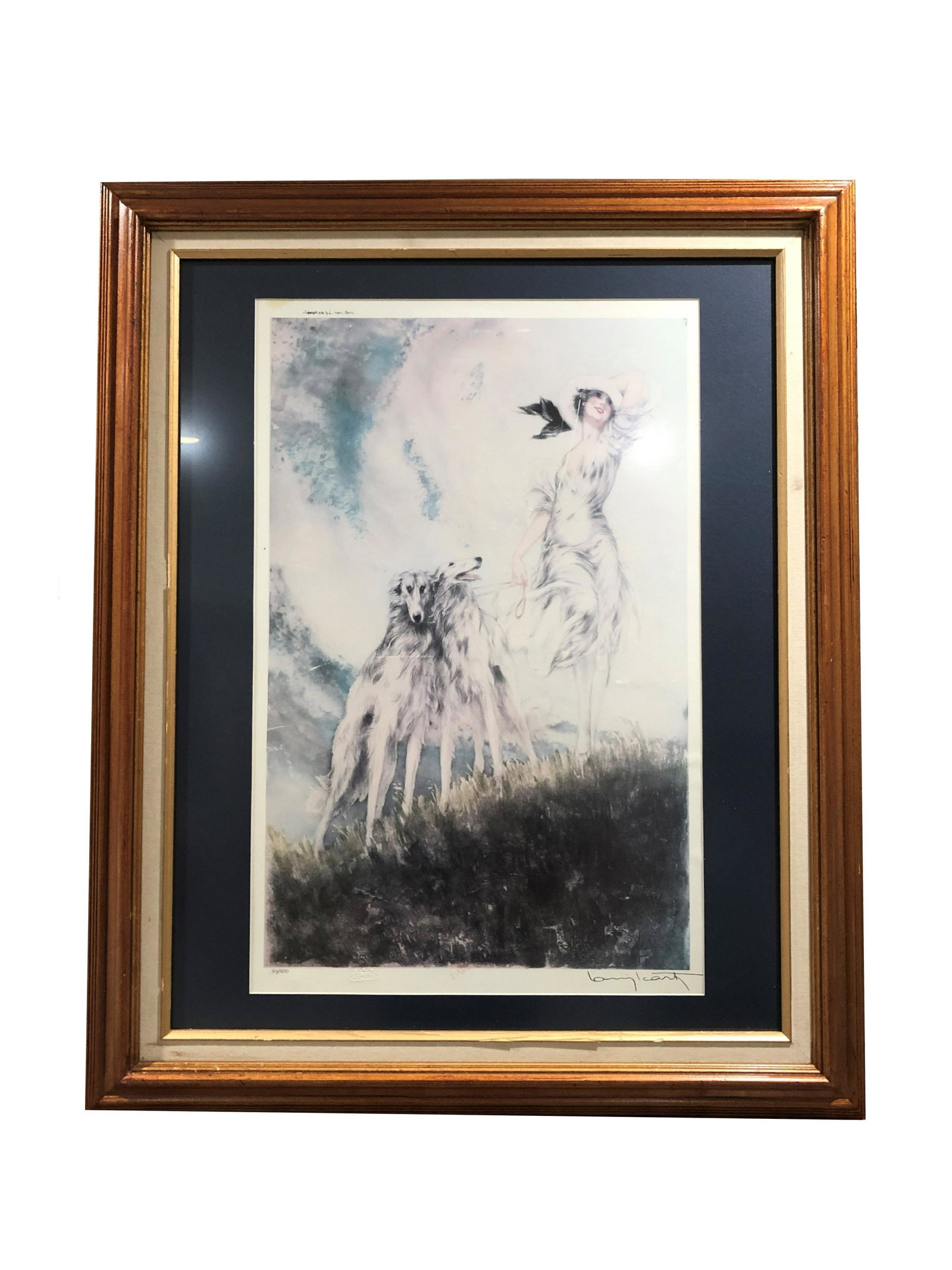 Louis Icart Etching Print Number 33 of 500 (1 of 8)