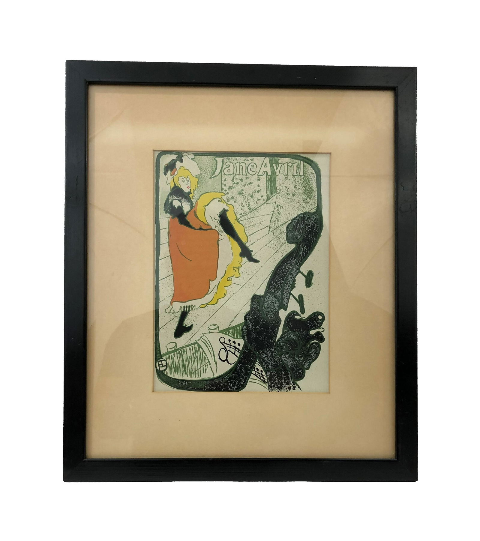 Henri De Toulouse-Lautrec " Jane Avril". Lithograph (1 of 2)