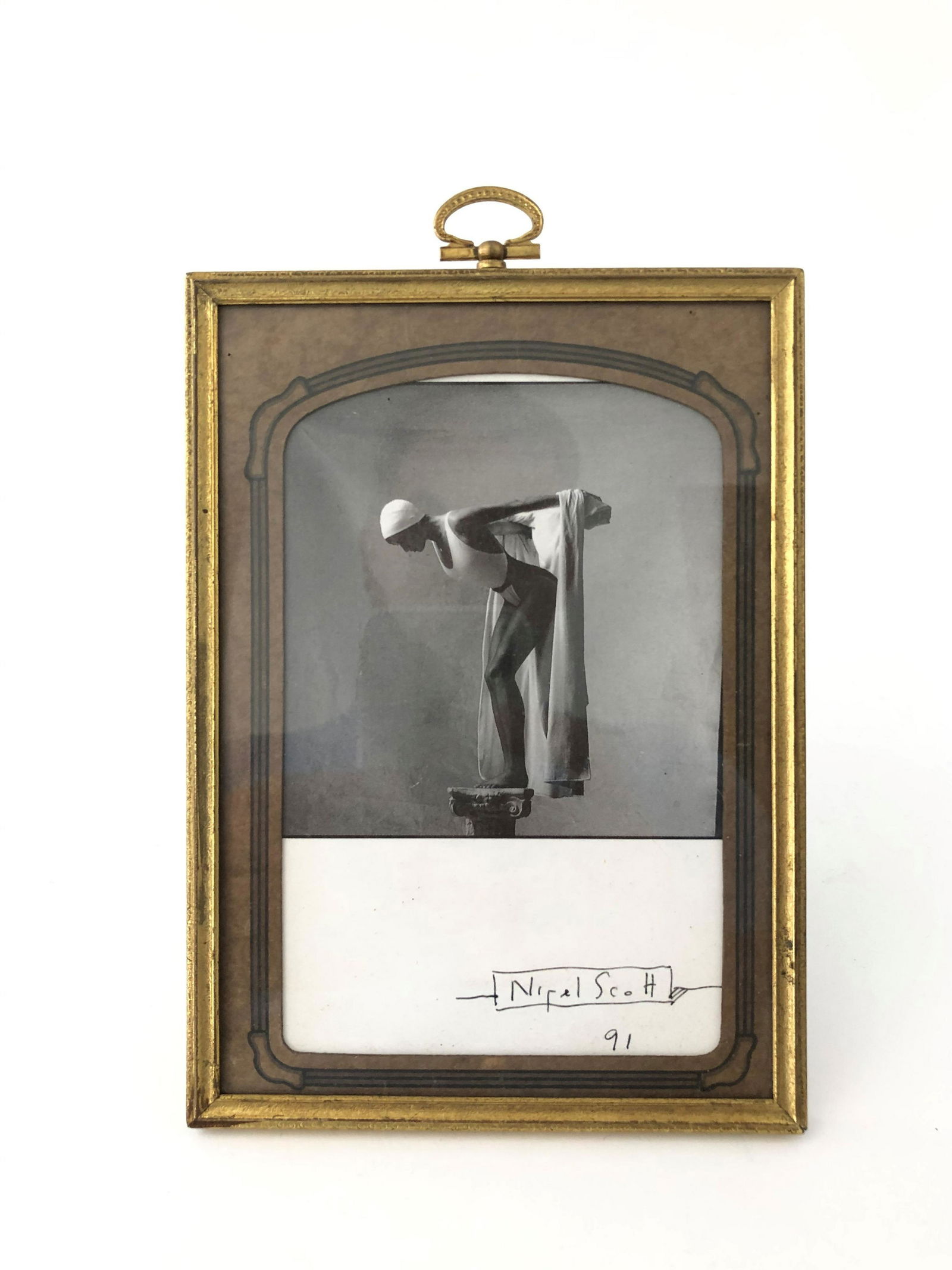 Art Deco Bronze Portrait Frame (1 of 1)