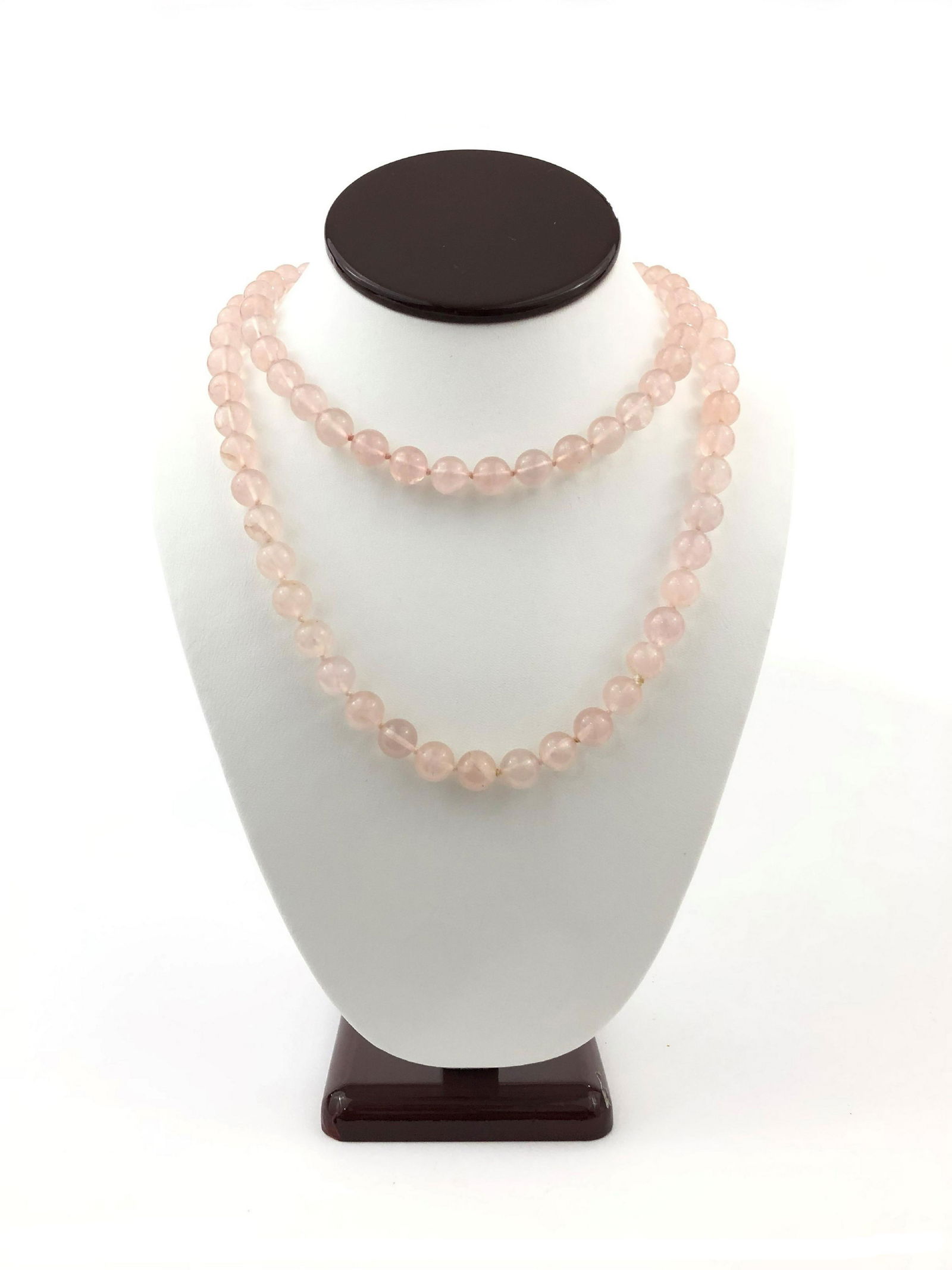 1960's Rose Quartz Necklace. (1 of 2)
