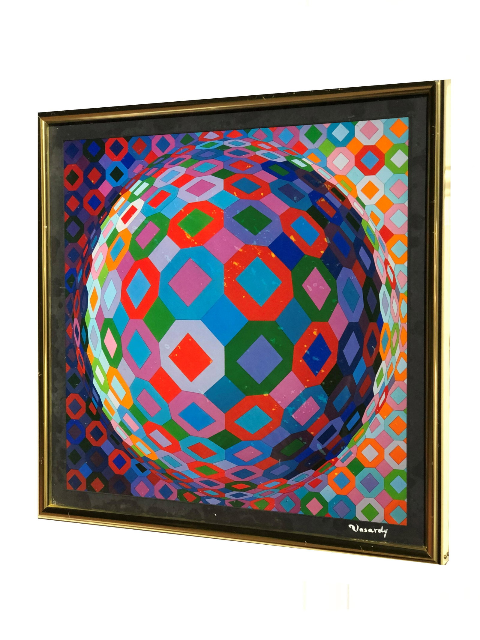 Screen Print Signed Vasarely (1 of 2)