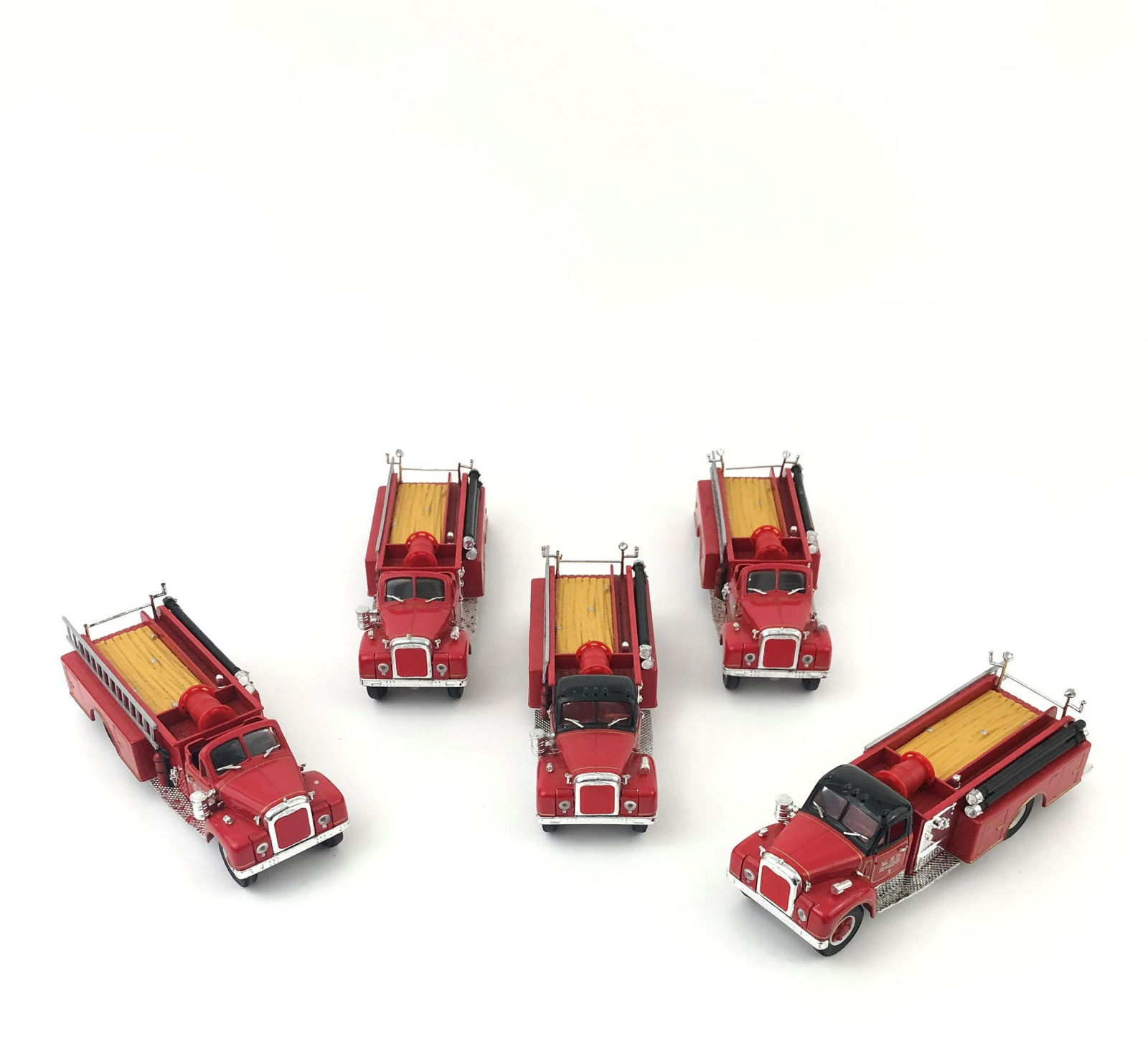 Lot of fire trucks signed by Corgi (1 of 4)