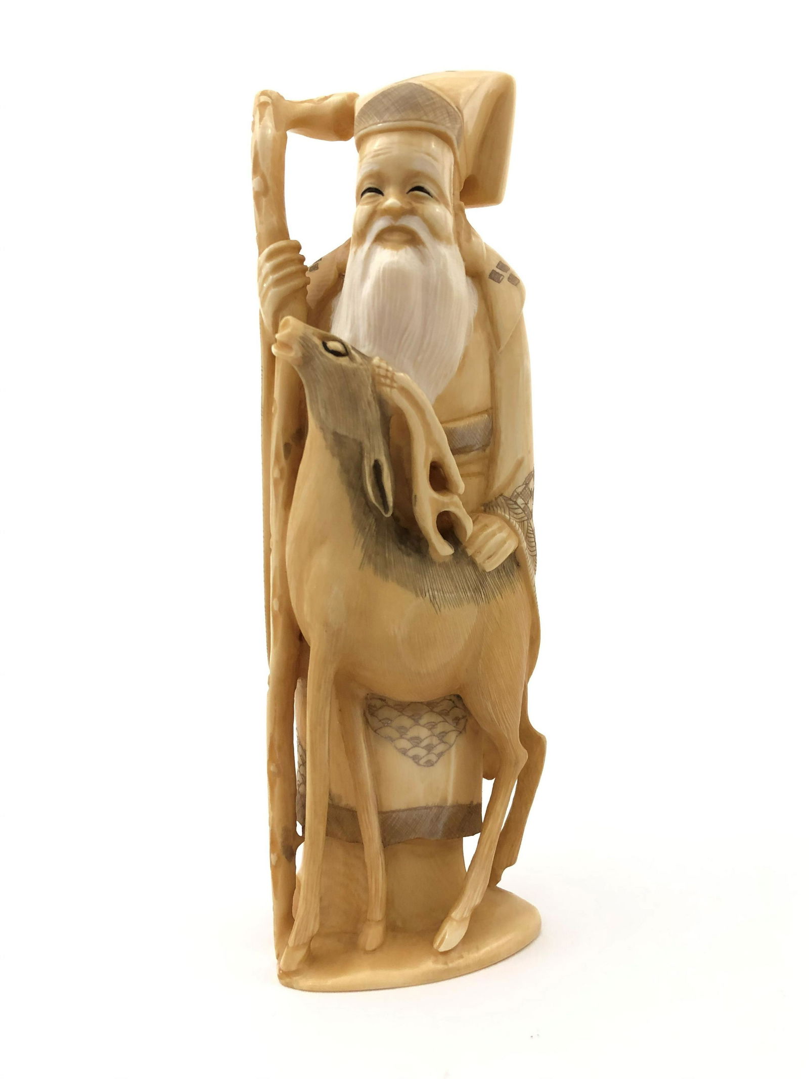 JAPANESE FIGURE OF A SAGE (1 of 4)