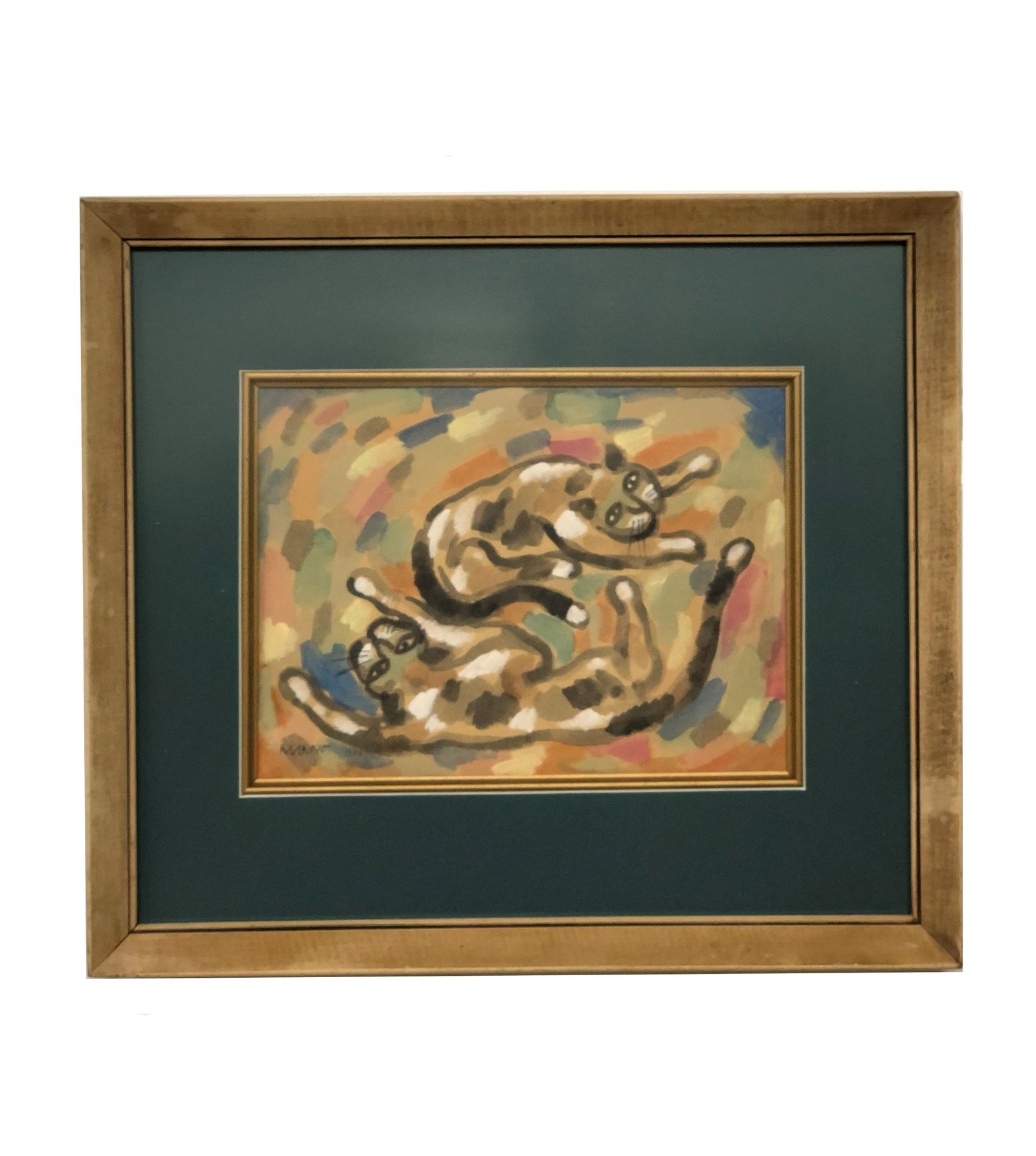 Attributed Nguyen Sang (1923 - 1988). Gouache on Paper. (1 of 3)