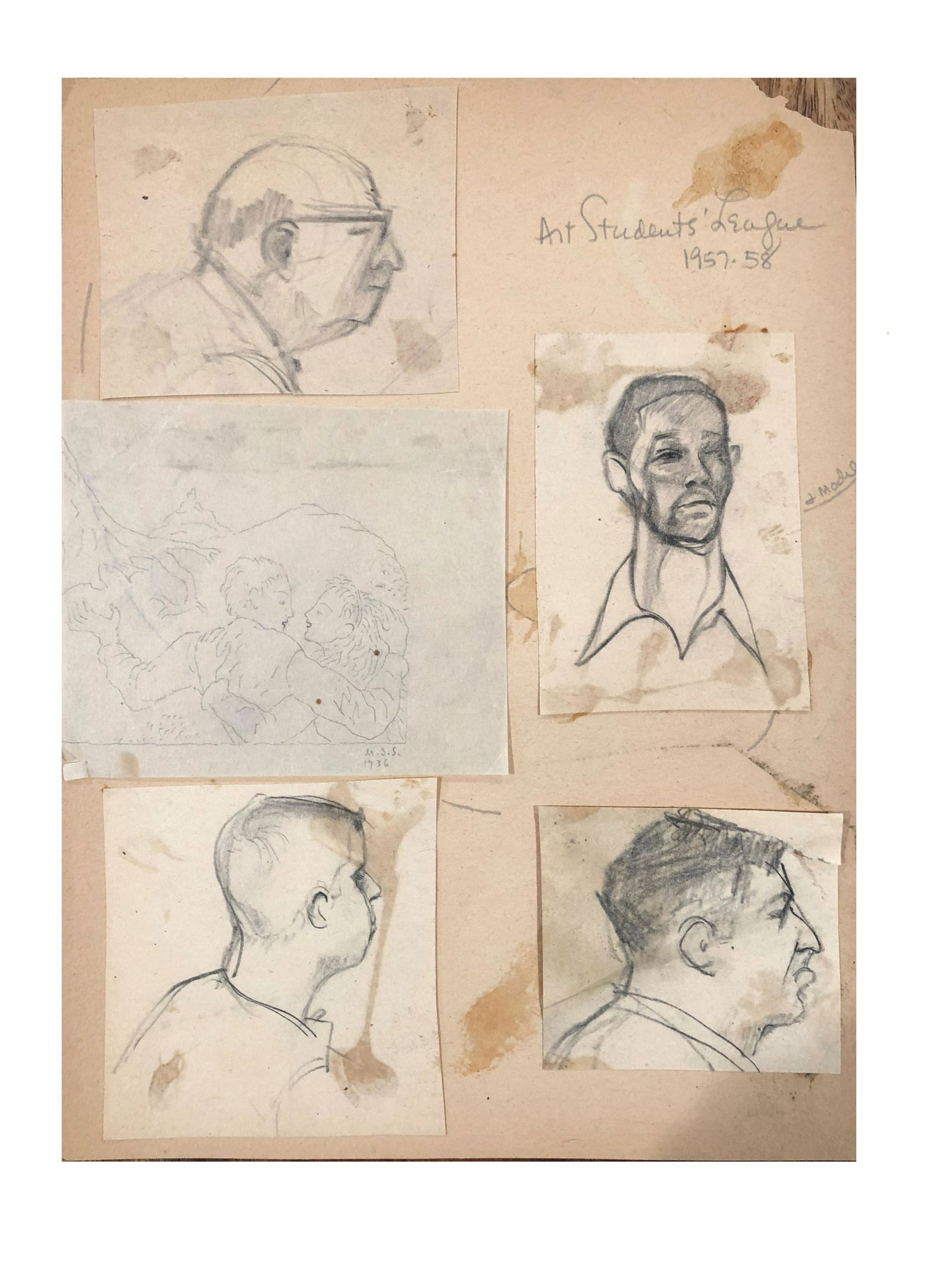 Study of Maxwell Simpson  (1896 - 1984) American (1 of 2)