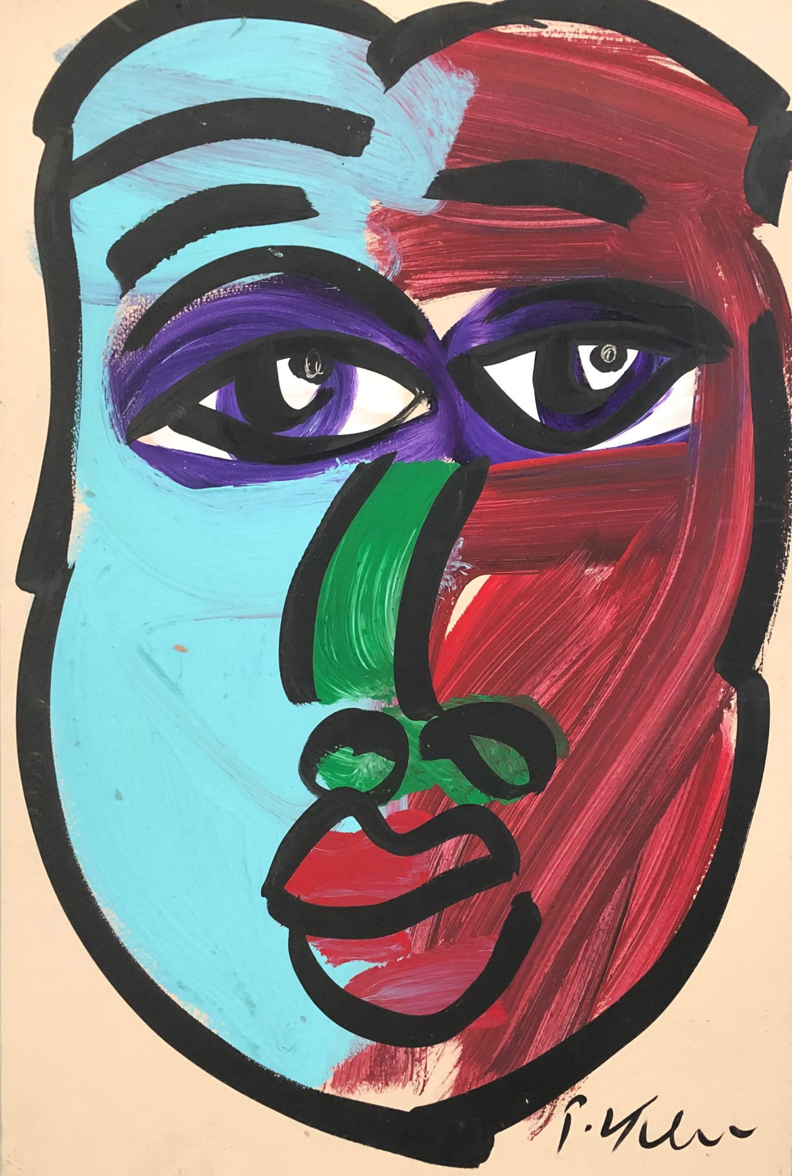 Peter Robert Keil (1942 - Present) Acrylic (1 of 2)