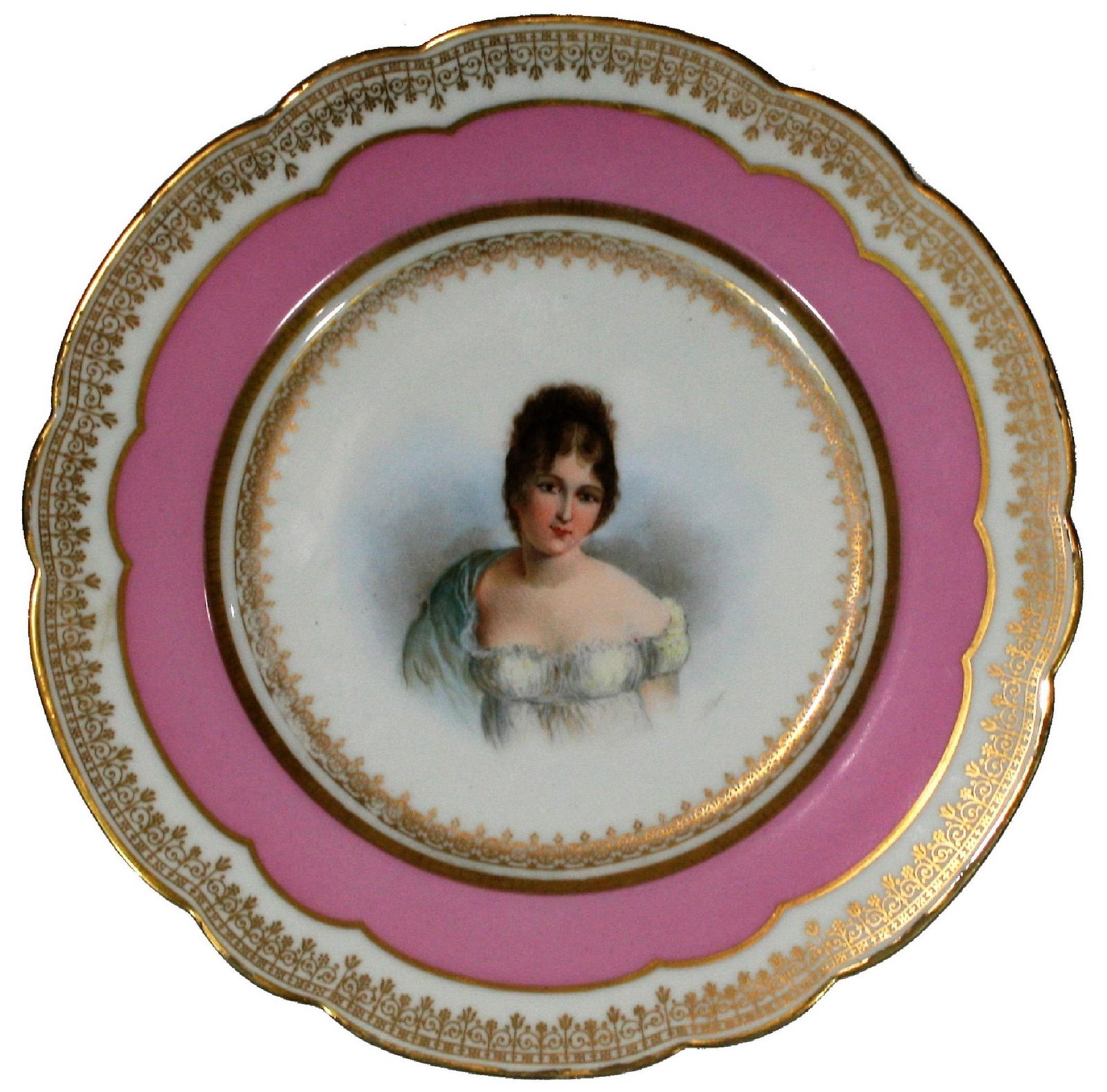 Antique French Sevres Porcelain Plate (1 of 2)
