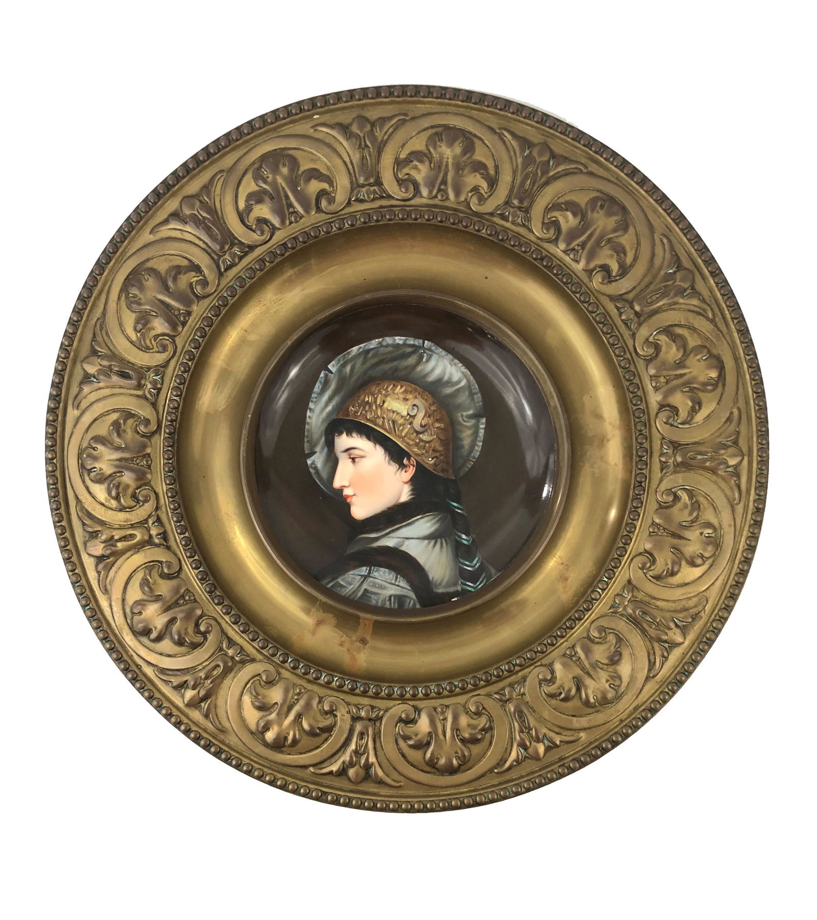 Antique 1800's hand painted porcelain gilt bronze (1 of 1)