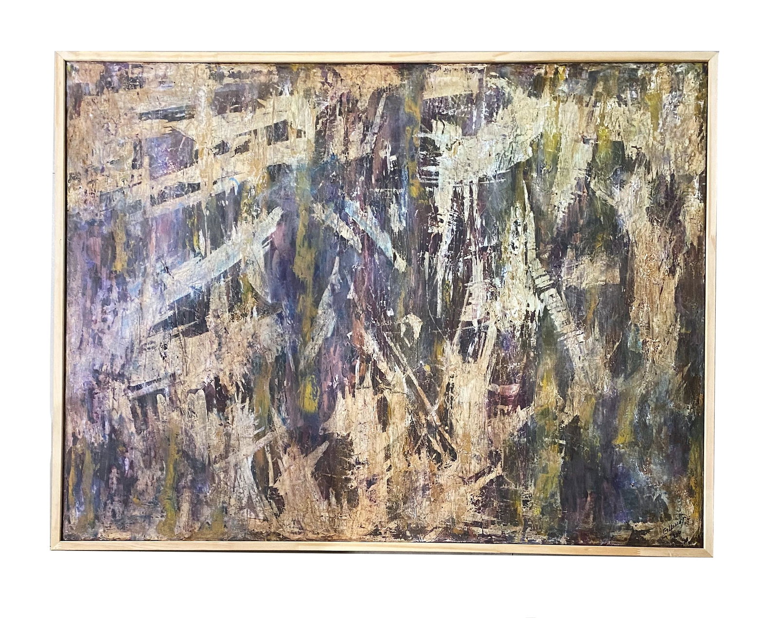 Guido Llinas (1923 - 2005) Cuban: Guido Llinas (1923 - 2005) Cuban. Oil on Canvas. Measure 29 1/2"in H x 39"in W and 31"in H x 40 1/2"in W with frame. Guido Llinas was born in Pinar del Rio, Cuba. Self-taught, he appeared in the 1950s