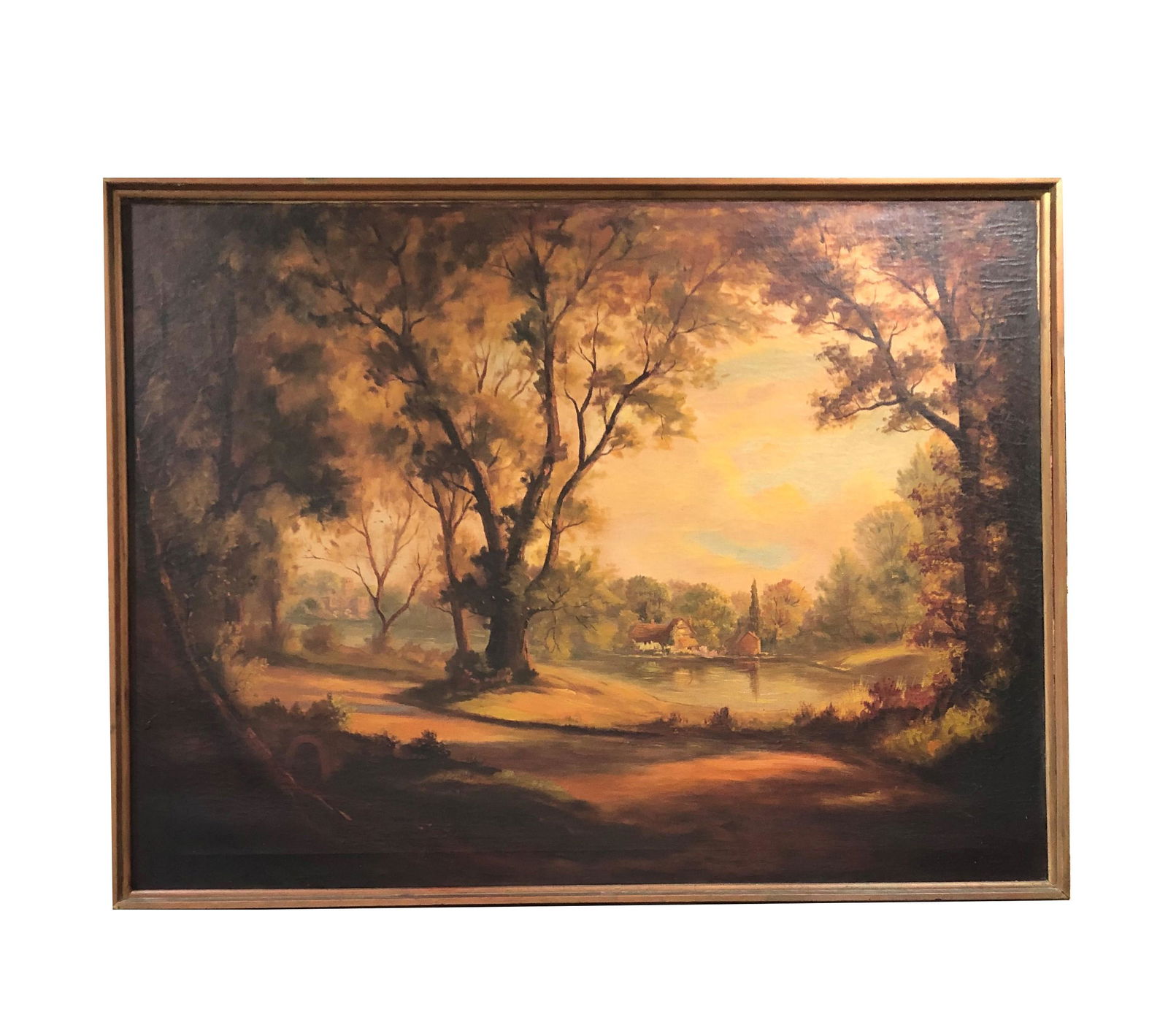 Attributed George Inness (1825 - 1894) American: Attributed George Inness (1825 - 1894) American. Oil on Canvas. Measure 30"in H x 40"in W and 32 1/2"in H x 42 1/2"in W with frame.