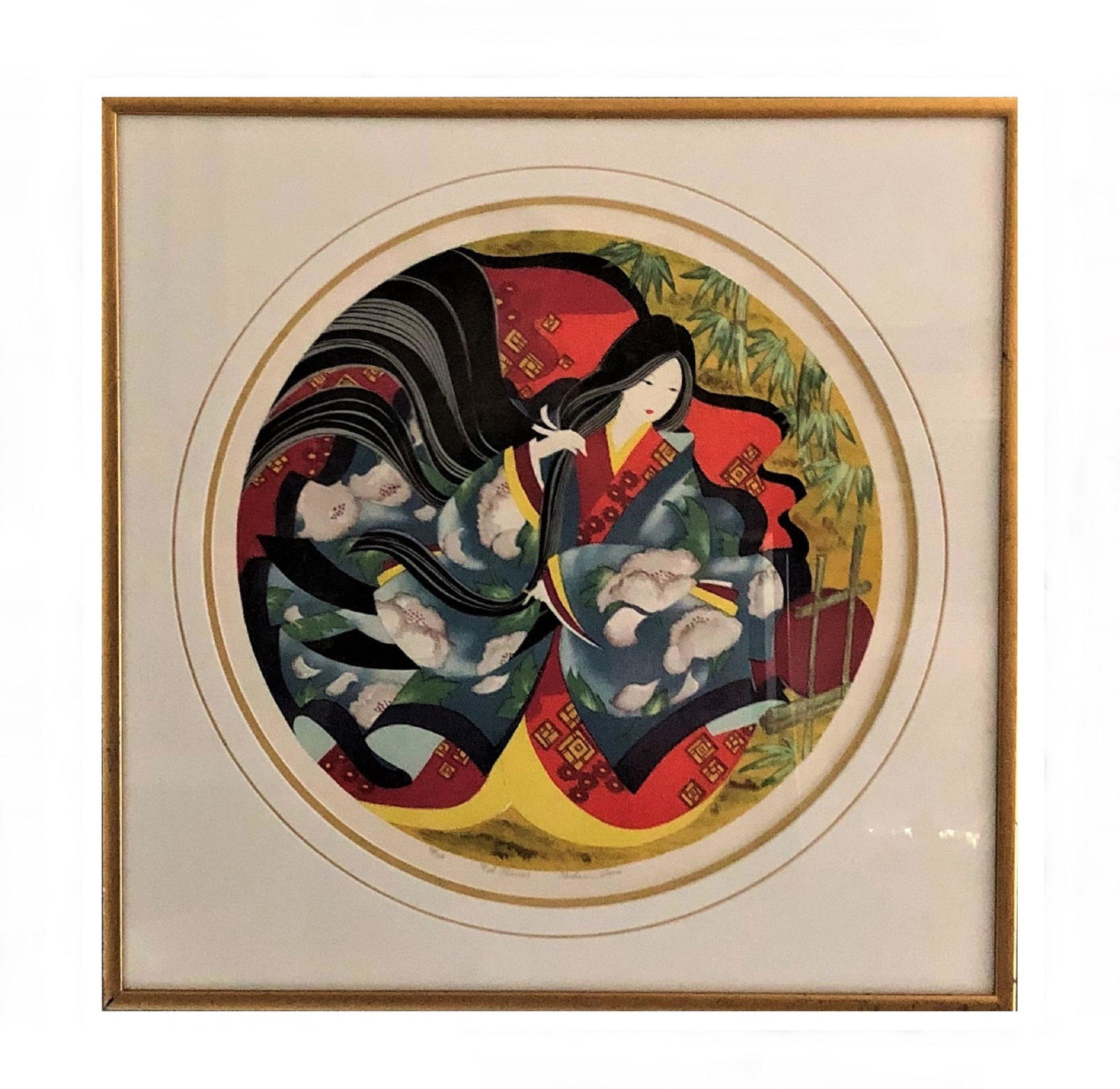 Miharu Lane (American 20th Century Serigraph (1 of 6)