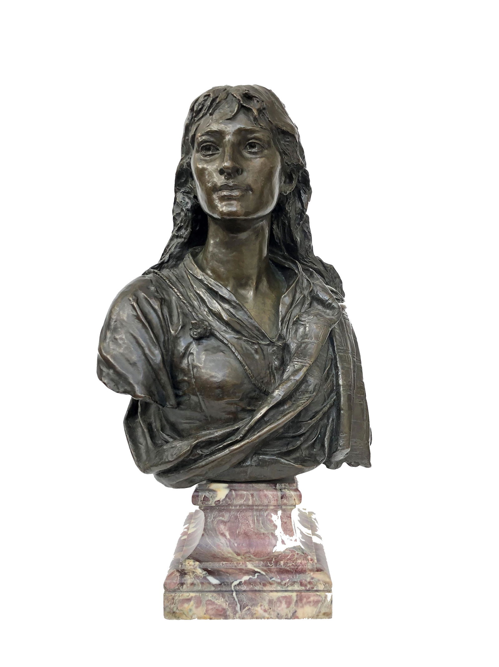 Thiebaut Freres foundry .Bust of a Scottish female (1 of 9)