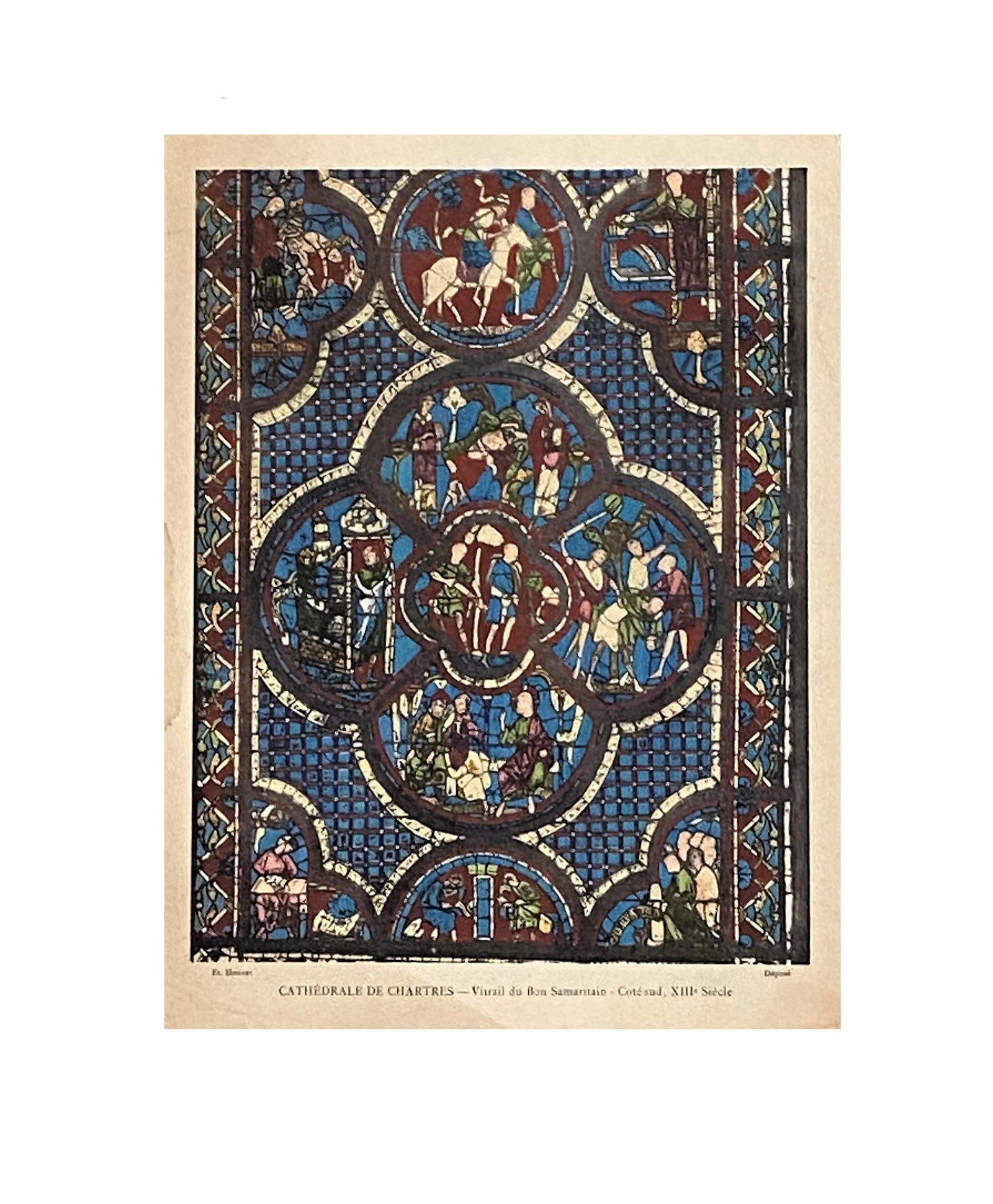 Chartres Cathedral - Stained Glass Window of the Good (1 of 2)