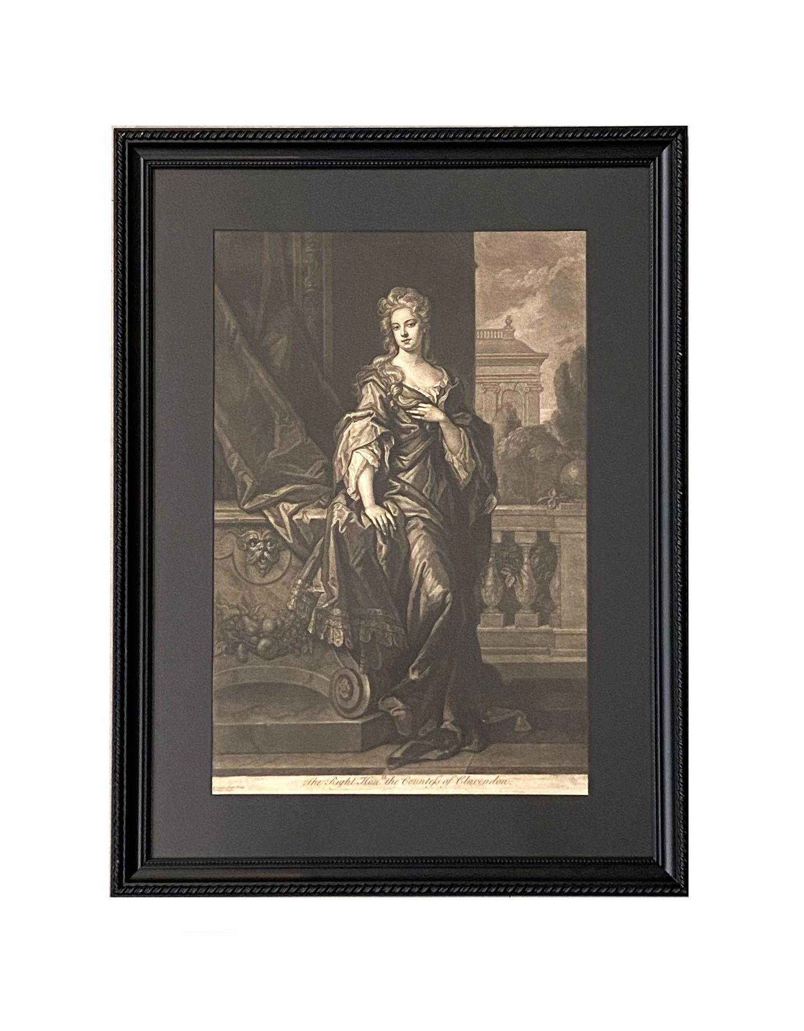 18th Century Print "The Right Honble the Countess of (1 of 4)