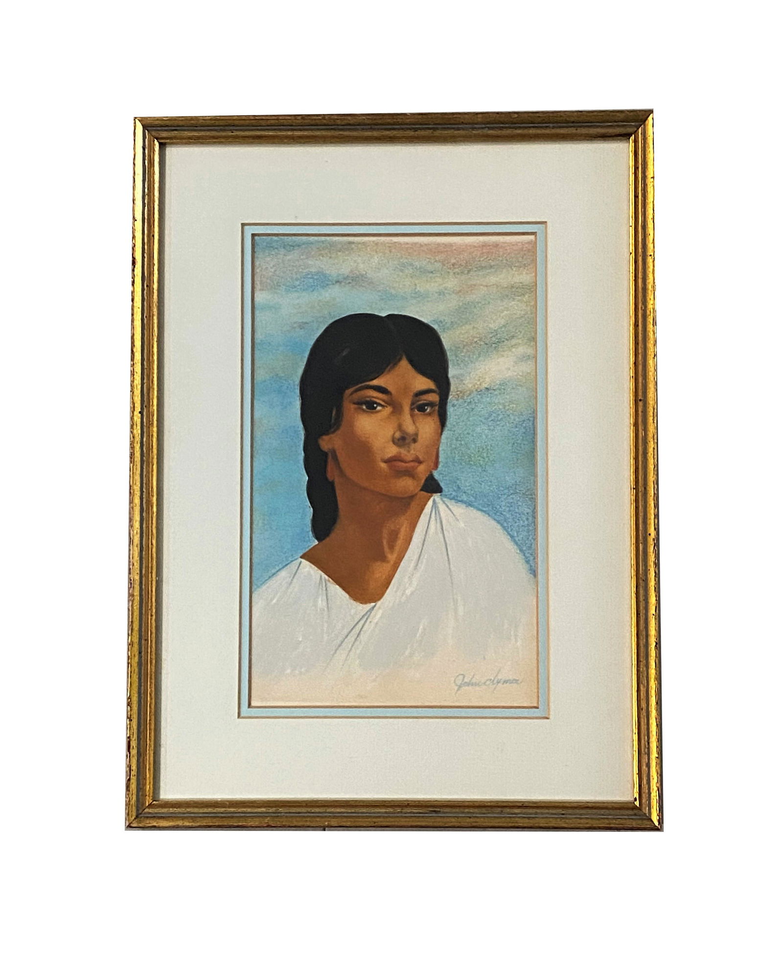 John Ford Clymer (1907 - 1989) American: John Ford Clymer (1907 - 1989) American Mixed Media on Paper Measure 9 1/2"in H x 5 3/4"in W and 14 1/4"in H x 10 1/2"in W with frame Known for: Genre-west, wildlife, illustrations Biography: John Cly