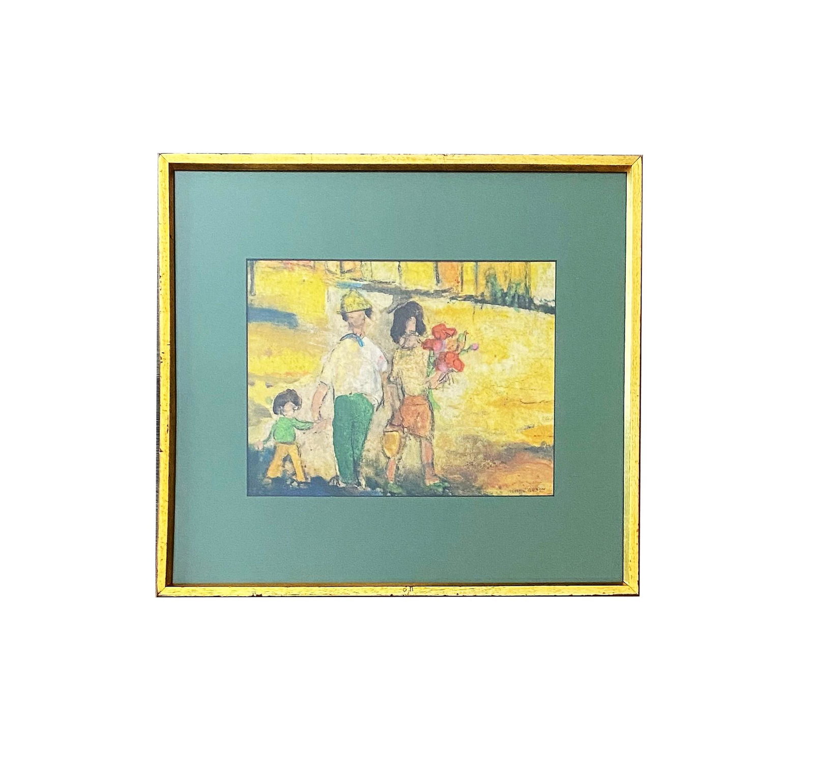 After Odilon Redon (1840 - 1916) France: After Odilon Redon (1840 - 1916) France Oil on Paper on CardBoard Measure 8"in H x 10 1/2"in W and 15 3/4"in H x 17 1/4"in W with frame Known for: Symbolism, charcoal drawing, religious painting Biogr