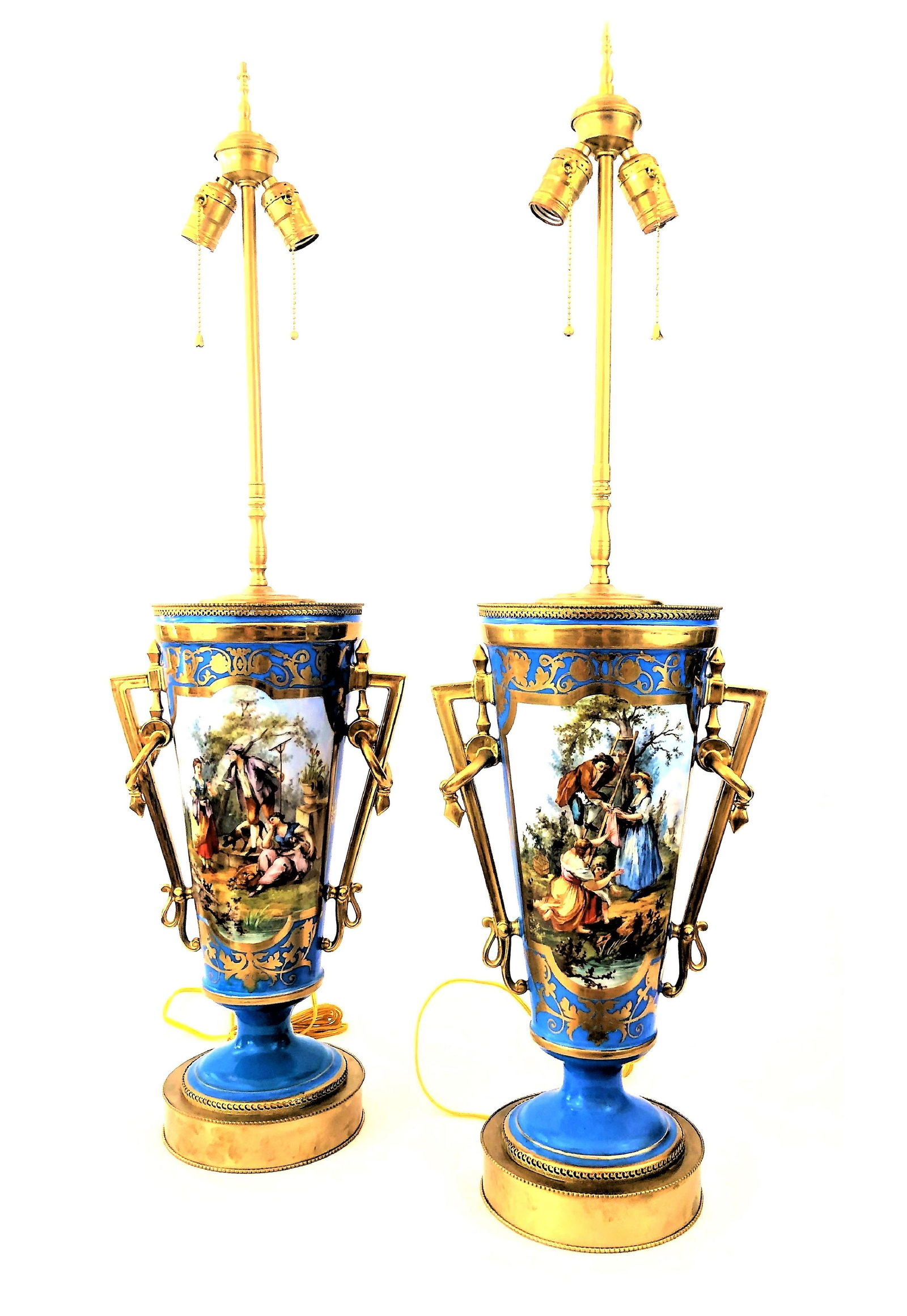 Pair of 19th  Century Sevres Lamps (1 of 3)