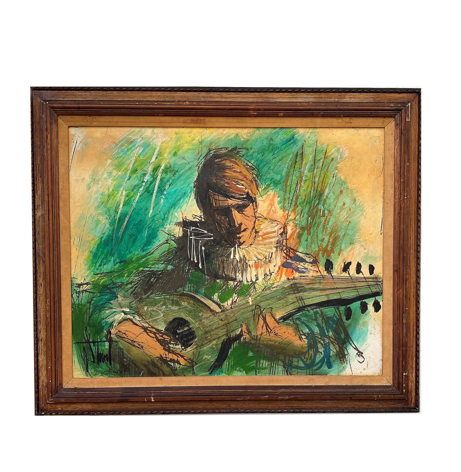 20th Century Painting Signed Stuart (1 of 4)