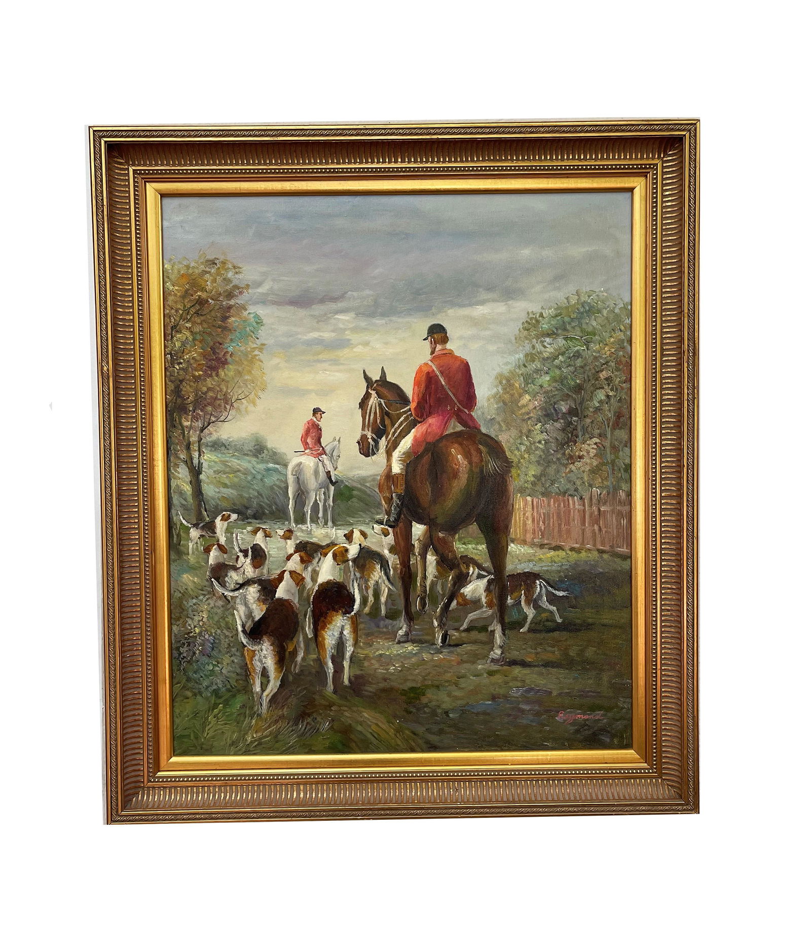 Fox Hunting with Hounds Original by Raymond (1 of 4)