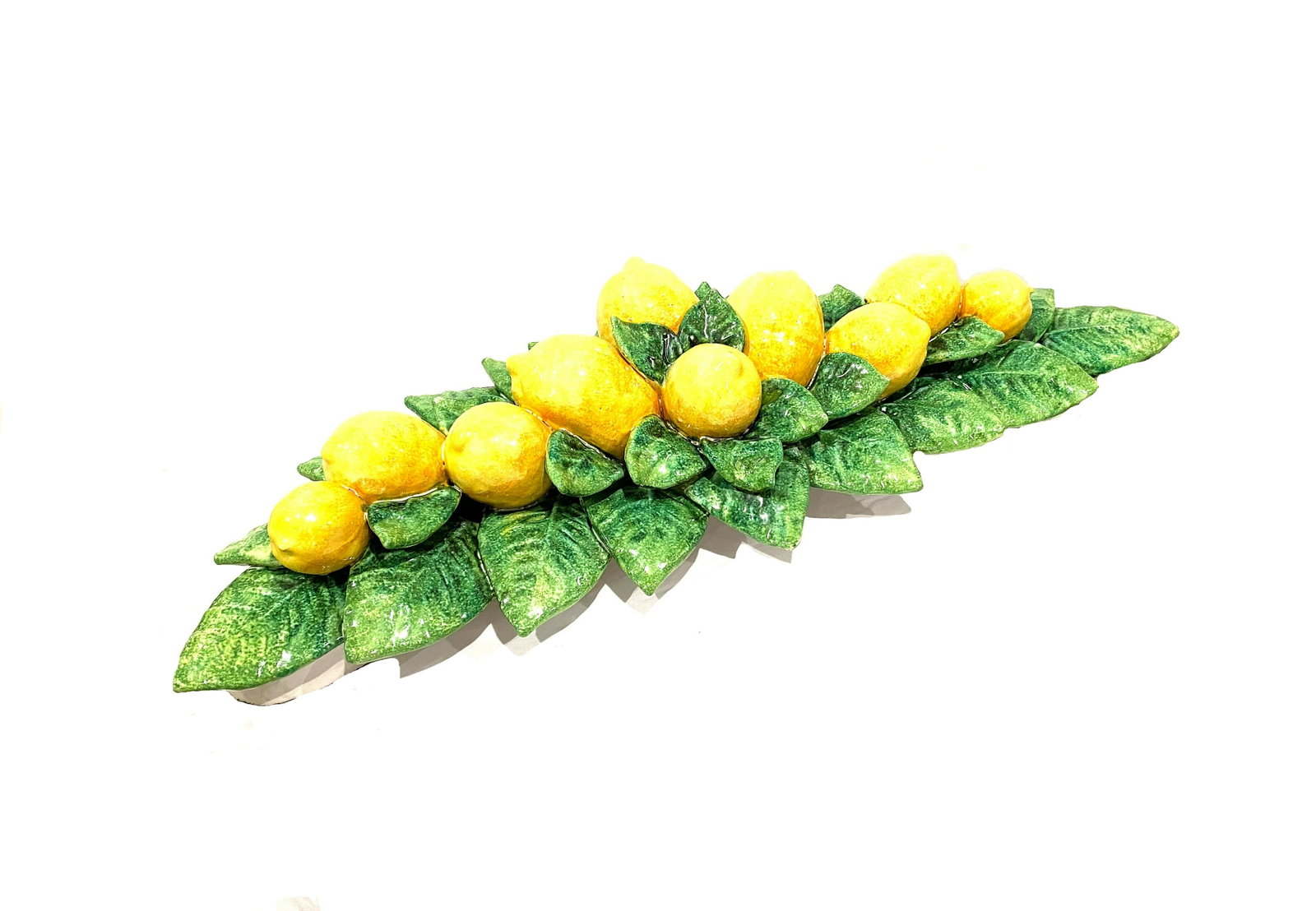 Decorative piece of lemons from Italy: Decorative piece of lemons from Italy by Fortunata Measure 24 1/2"in W x 10"in H