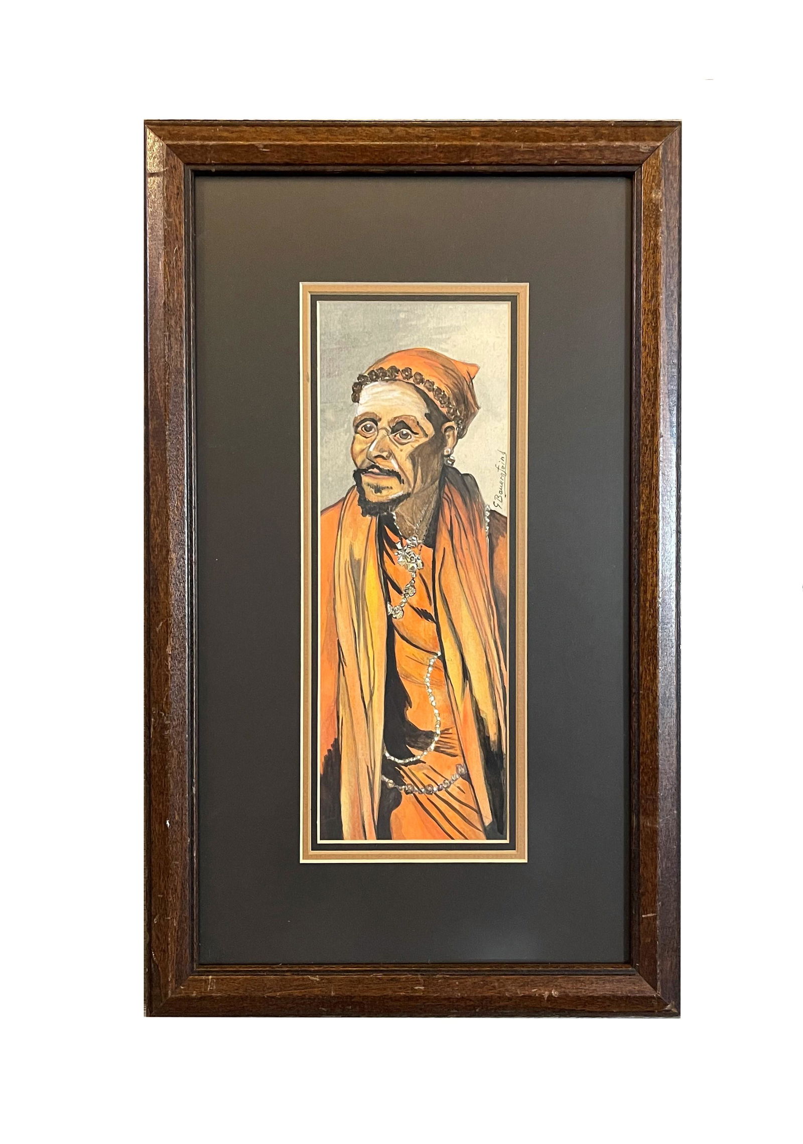 Gustav Bauernfeind (1848 - 1904) Germany: Gustav Bauernfeind (1848 - 1904) Germany Watercolor on Paper Measure 10 3/4"in H x 17 1/2"in H x 10 1/2"in W with frame Known for: Orientalist influenced painting, architecture, landscape Biography: G