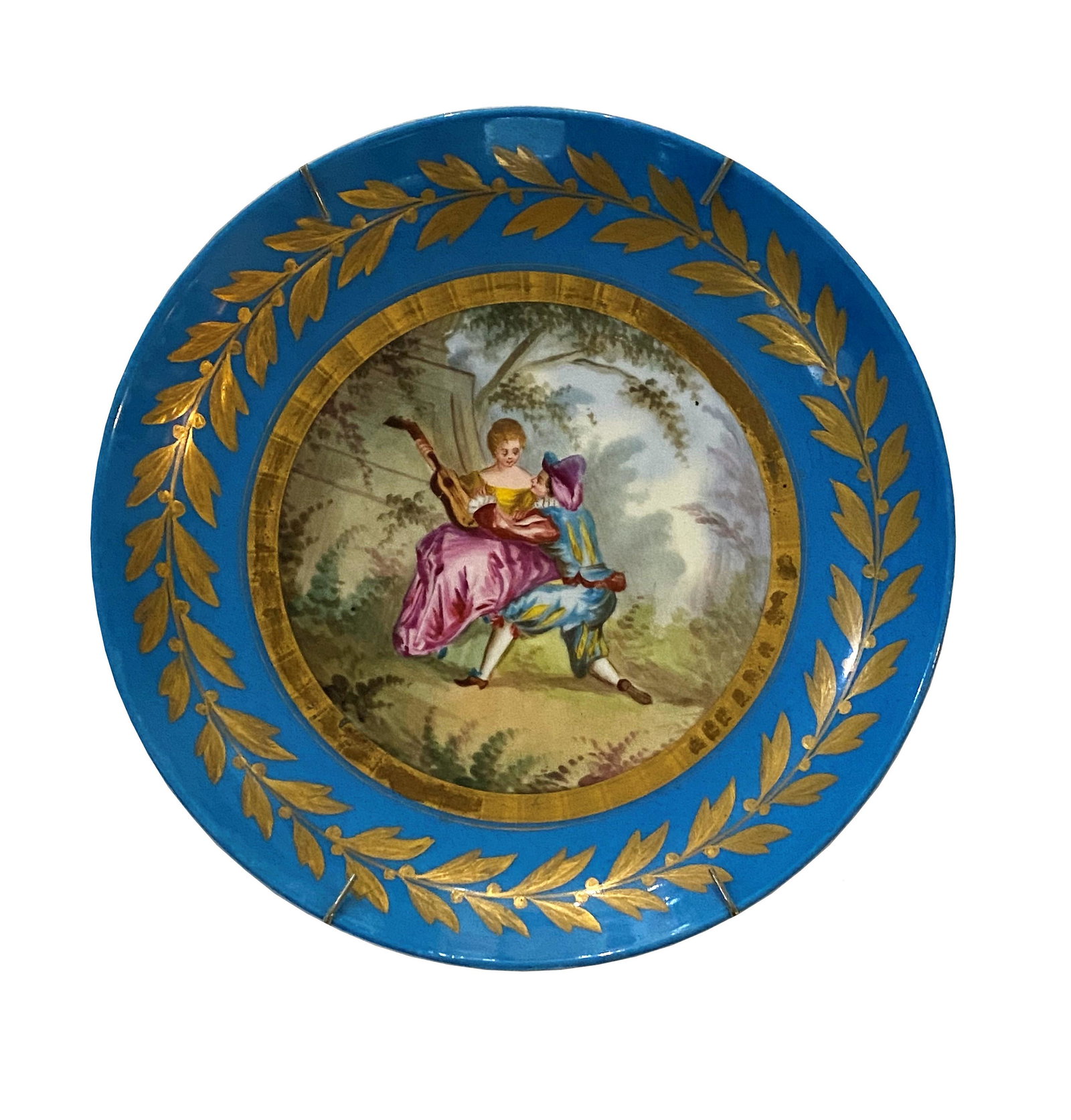 Antique French Sevres Porcelain Plate (1 of 2)