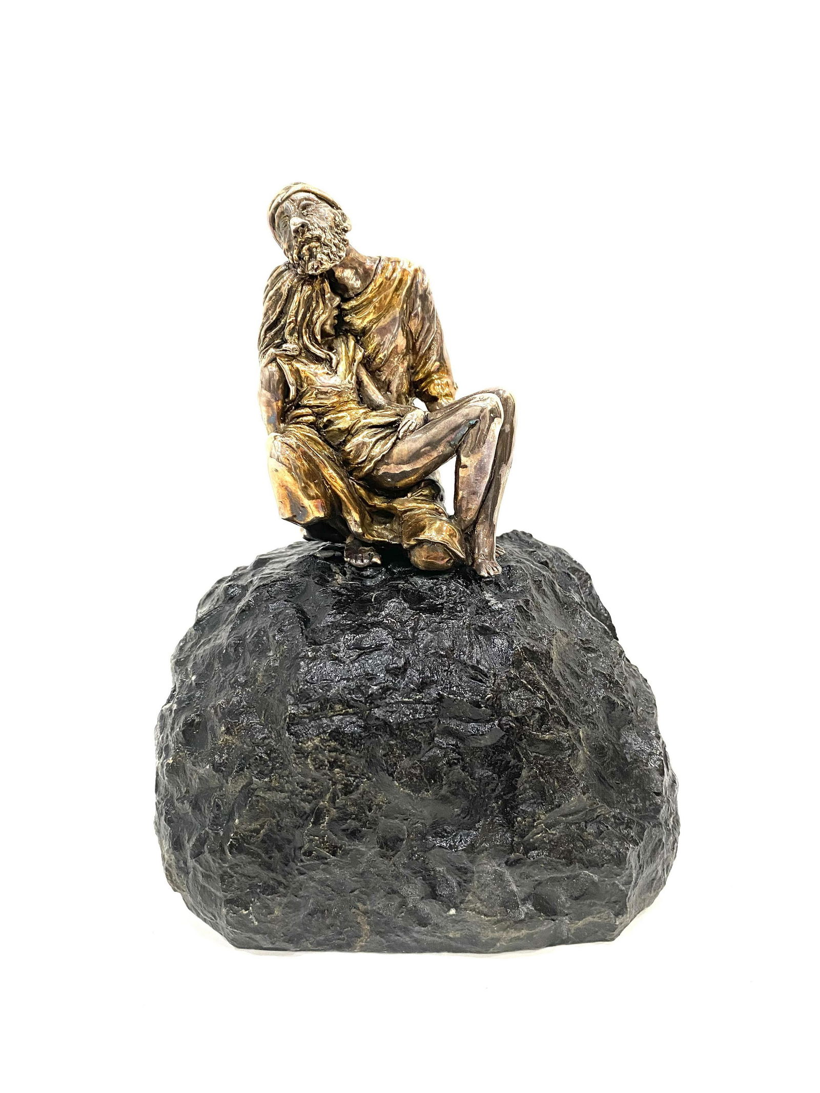 Sam Phillipe Sterling Silver Figure in marble base (1 of 3)