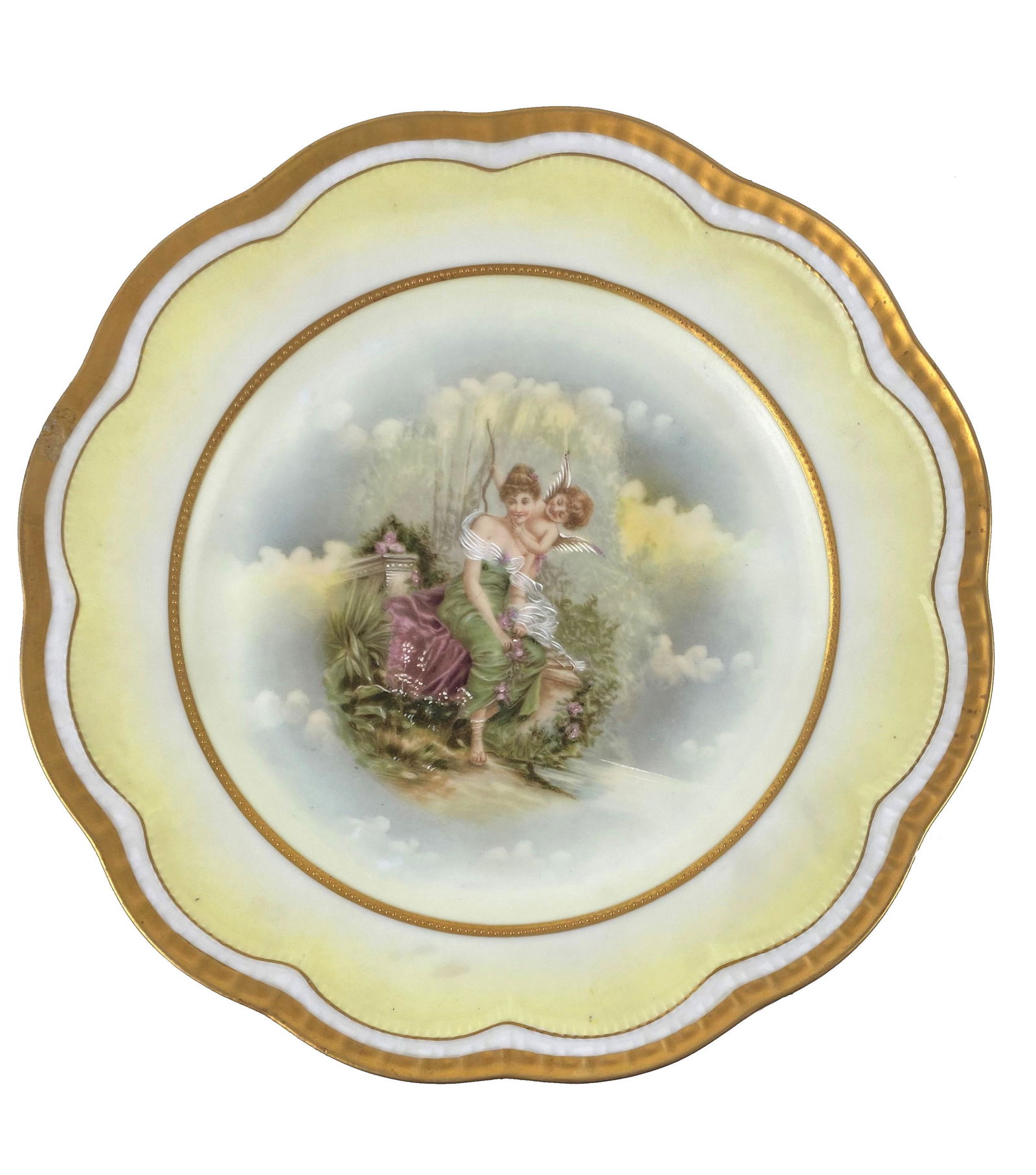 Hand Painted Bavaria Porcelain Plate (1 of 3)