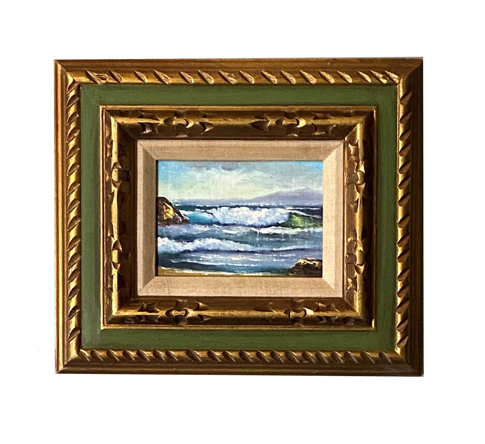 William Frederick De Haas (1830 - 1880) Holland: William Frederick De Haas (1830 - 1880) Holland Oil on Wood Measure 4 1/2"in H x 6 1/2"in W and 12 1/4"in H x 14 1/4"in W with frame Known for: Landscape, coastal view, marine Name variants: William F