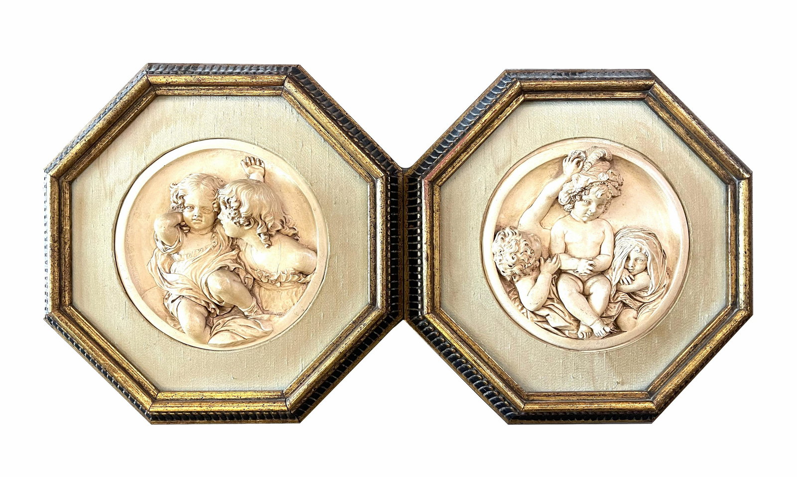 Early 19th Century French Clay Wall Plaques (1 of 11)