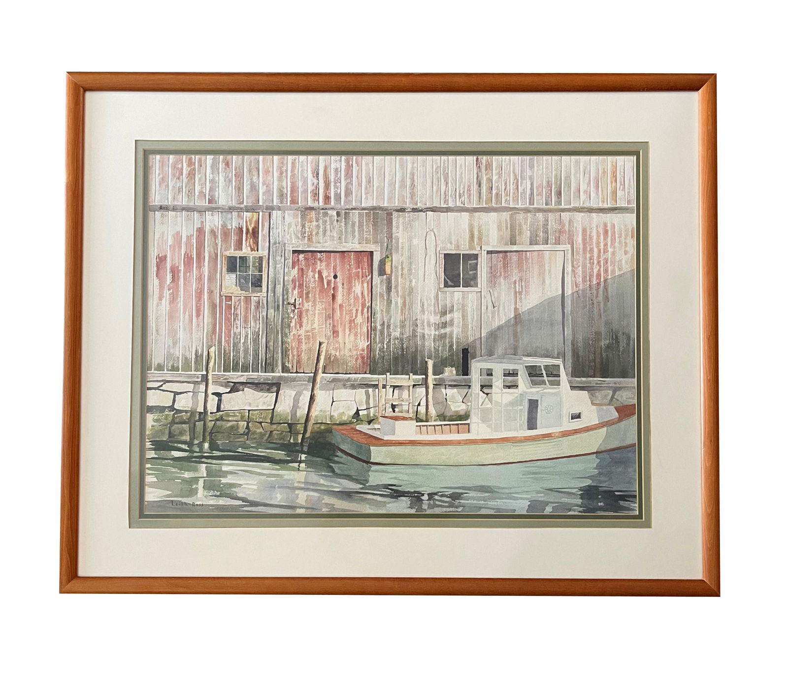 Harry Leith-Ross (1886 - 1973) British: Harry Leith-Ross (1886 - 1973) British Watercolor on Paper Measure Known for: Landscape, shore-harbor-marine painting Biography: Landscape painter Harry Leith-Ross was born in Mauritius in 1886, a Bri