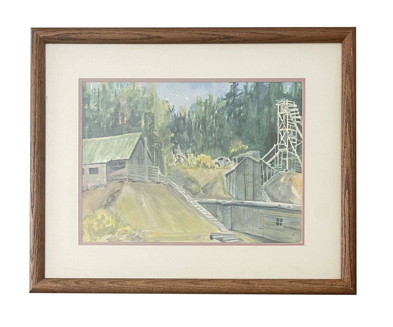 Fairfield Porter (1907 - 1975) American: Fairfield Porter (1907 - 1975) American Watercolor on Paper Measure 10 1/2"in H x 14 1/2"in W and 17 1/2"in H x 21 1/2"in W with frame Known for: Landscape, coastal, figure, genre Biography: Fairfield