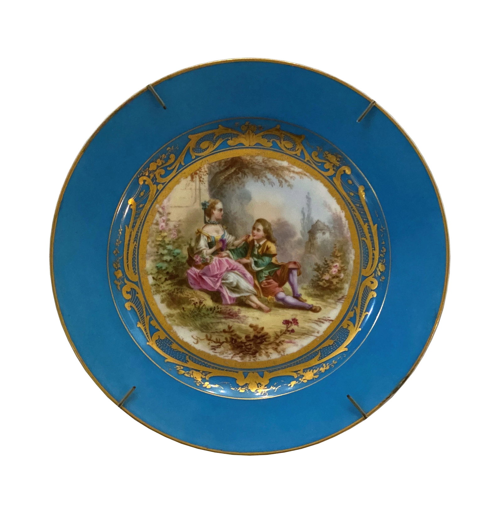 Antique French Sevres Porcelain Plate (1 of 2)
