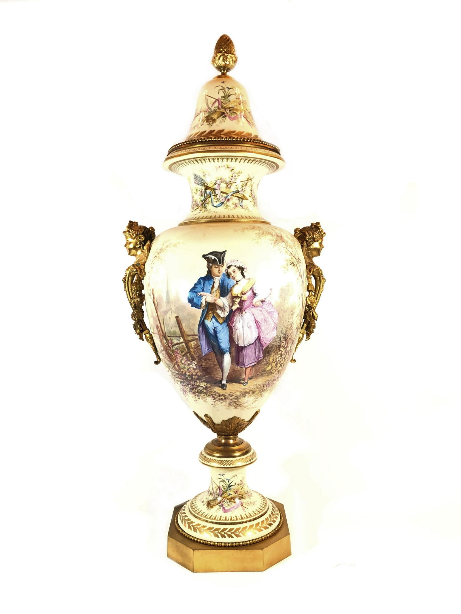 Antique French Sevres Porcelain Vase (1 of 5)