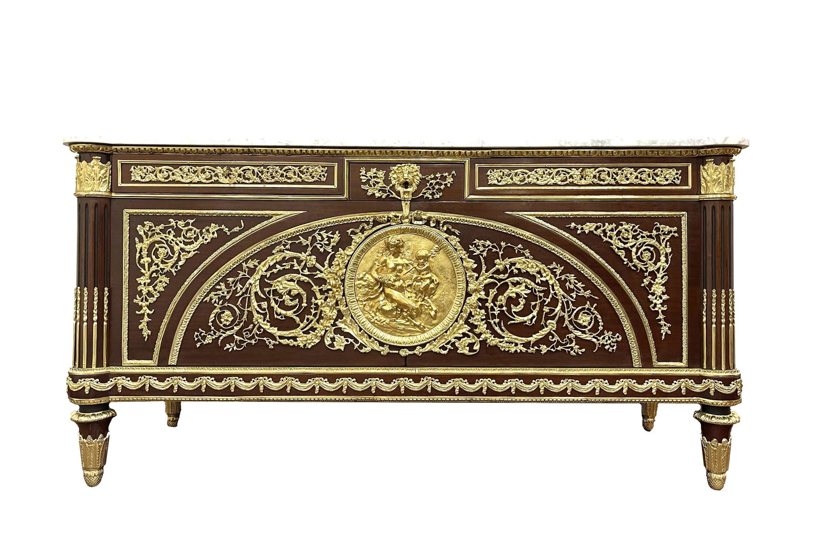 French Commode A Vantaux, After 18th C. Marie Antoinette Model (1 of 6)