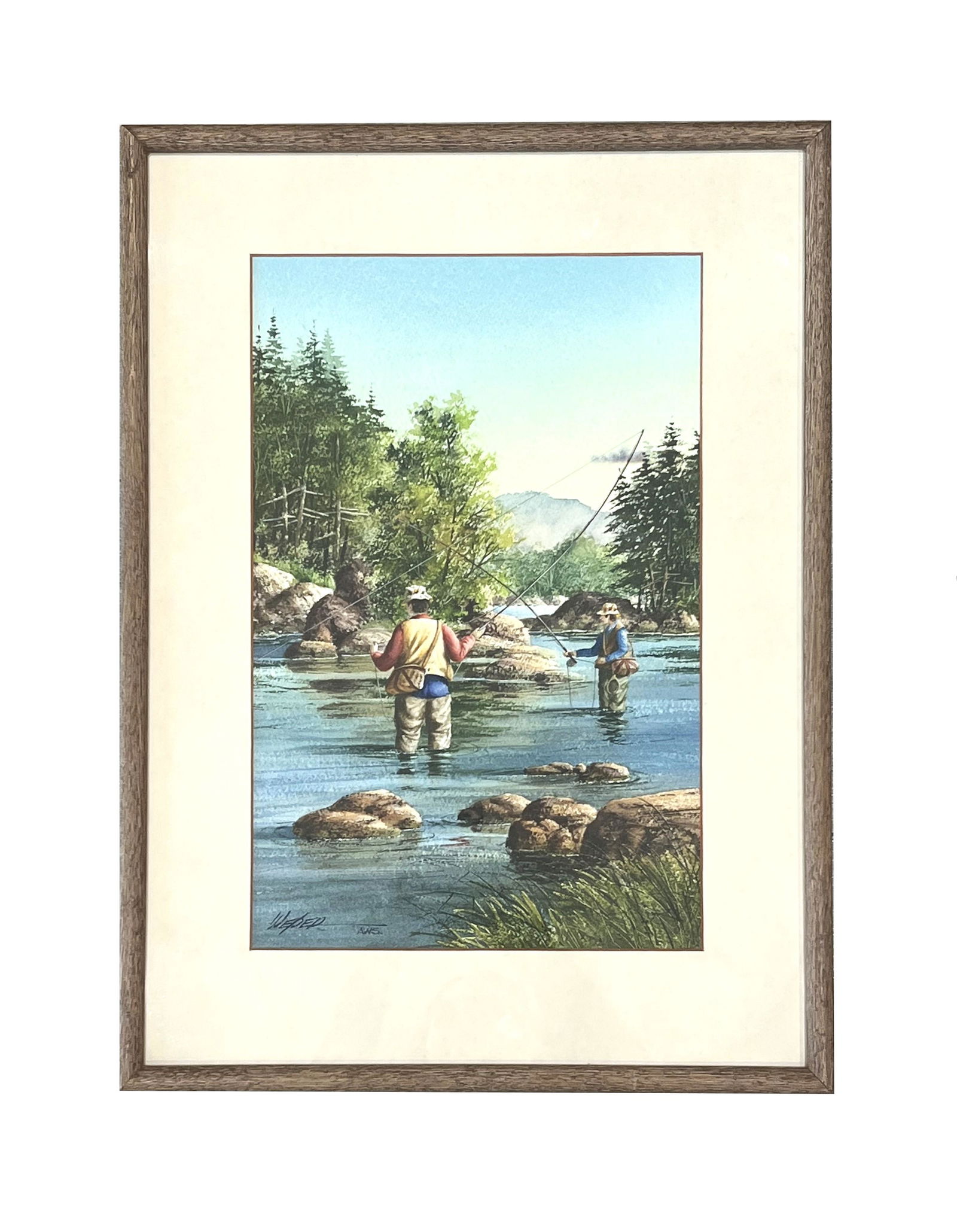 Mystery Artist. Unknown - Fishermen (1 of 9)