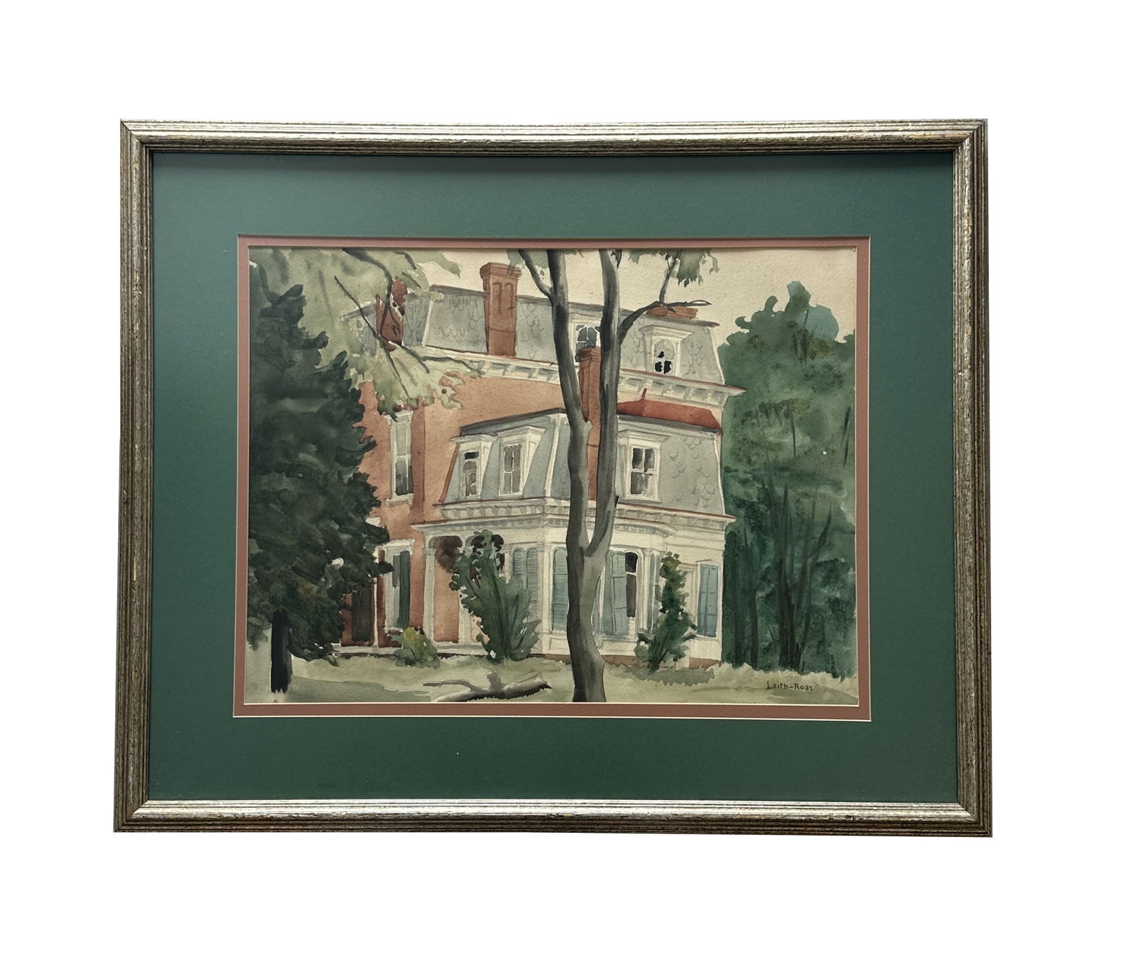 Harry Leith-Ross (1886 - 1973) British: Harry Leith-Ross (1886 - 1973) British Watercolor on Paper Measure 15"in H x 20"in W and 23"in H x 28"in W with frame Known for: Landscape, shore-harbor-marine painting. Biography: Landscape painter H