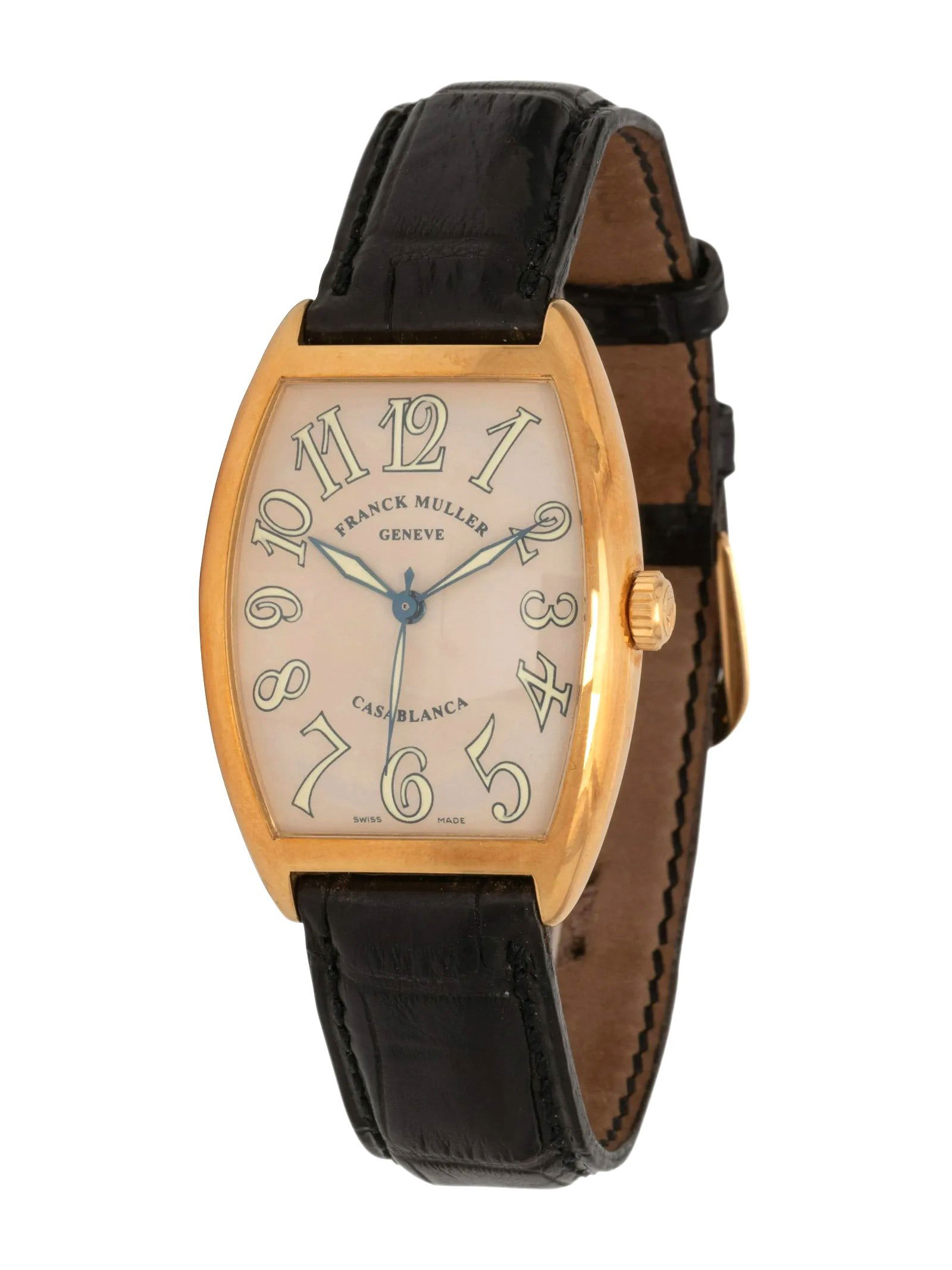 Franck Muller 18K Yellow Gold Tonneau No 4 "Casablanca" Watch (1 of 3)