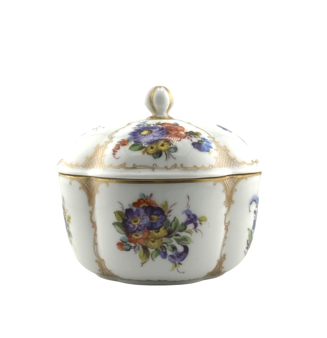 Hand Painted Rosenthal Bavaria Porcelain Box Ca 1890s - 1950s (1 of 4)