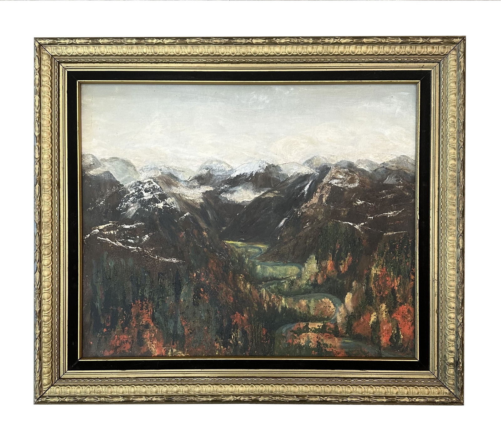 Hanson Duvall Puthuff (1875 - 1972) American: Hanson Duvall Puthuff (1875 - 1972) American Oil on Board Measure 19 1/4"in H x 23 1/2"in W and 25 3/4"in H x 30"in W with frame Known for: Desert landscape, portrait and mural painting Biography: Han
