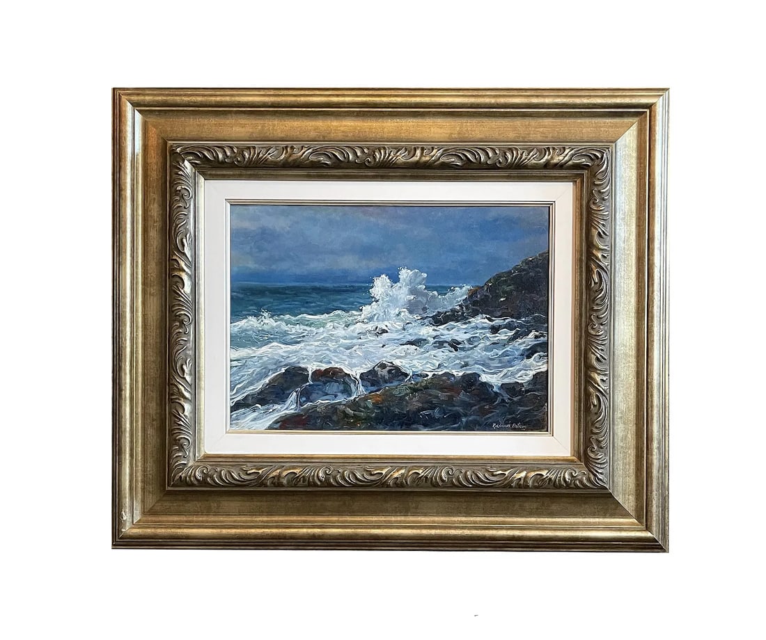 Radames Potrony. Cuban Artist: Radames Potrony. Cuban Artist Acrylic on Board Measure 12"in H x 17"in W and 24"in H x 29"in W with frame