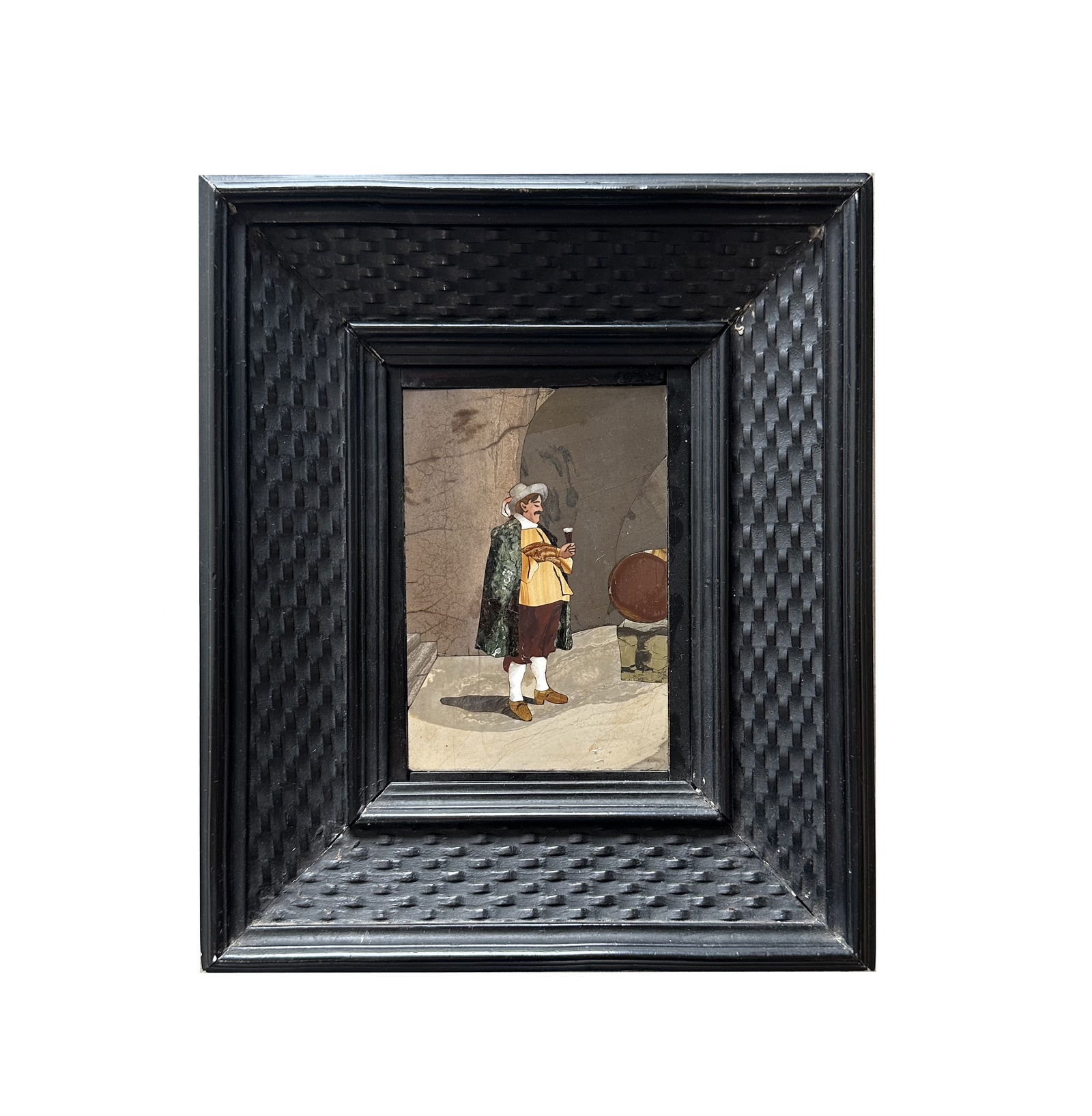 Antique / Vintage Pietra Dura Plaque (1 of 3)