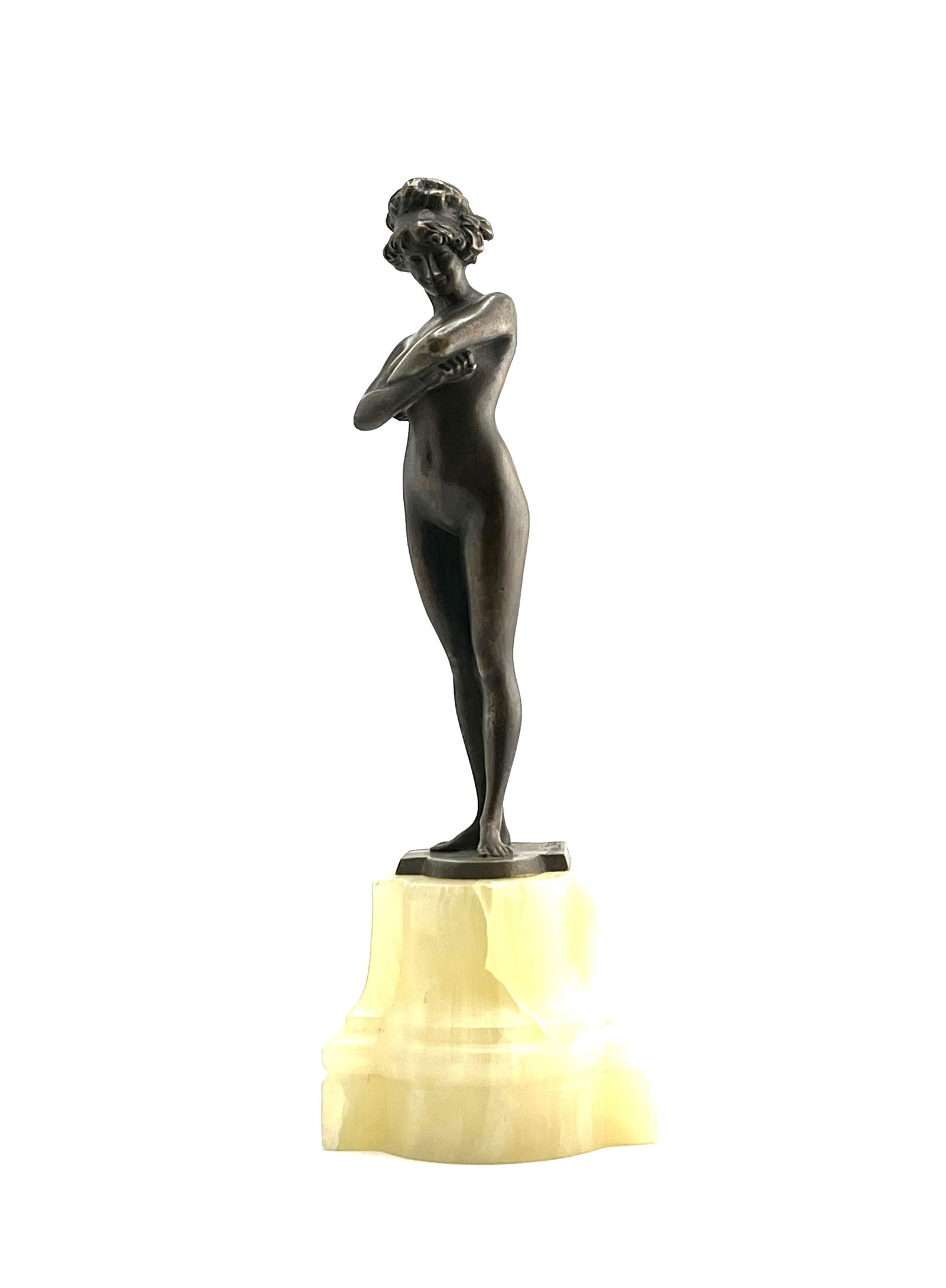 Paul Philippe (1870 - 1930) France: Paul Philippe (1870 - 1930) France Bronze Scultpure Measure 9 1/2"in H x 3 1/4"in W x 2 1/4"in D Known for: Bronze sculpture of active figures, many females, dancers, musicians Biography: Paul Philipp