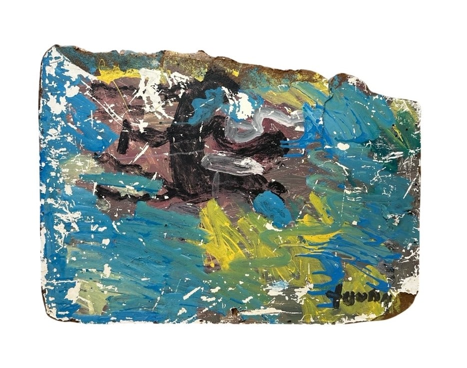 Purvis Young (1943 - 2010) American: Purvis Young (1943 - 2010) American Oil Measure 22"in H x 30"in W Known for: Mod naive urban views, installation Name variants: Pervis Young Biography: The work of the urban black vernacular artist, P