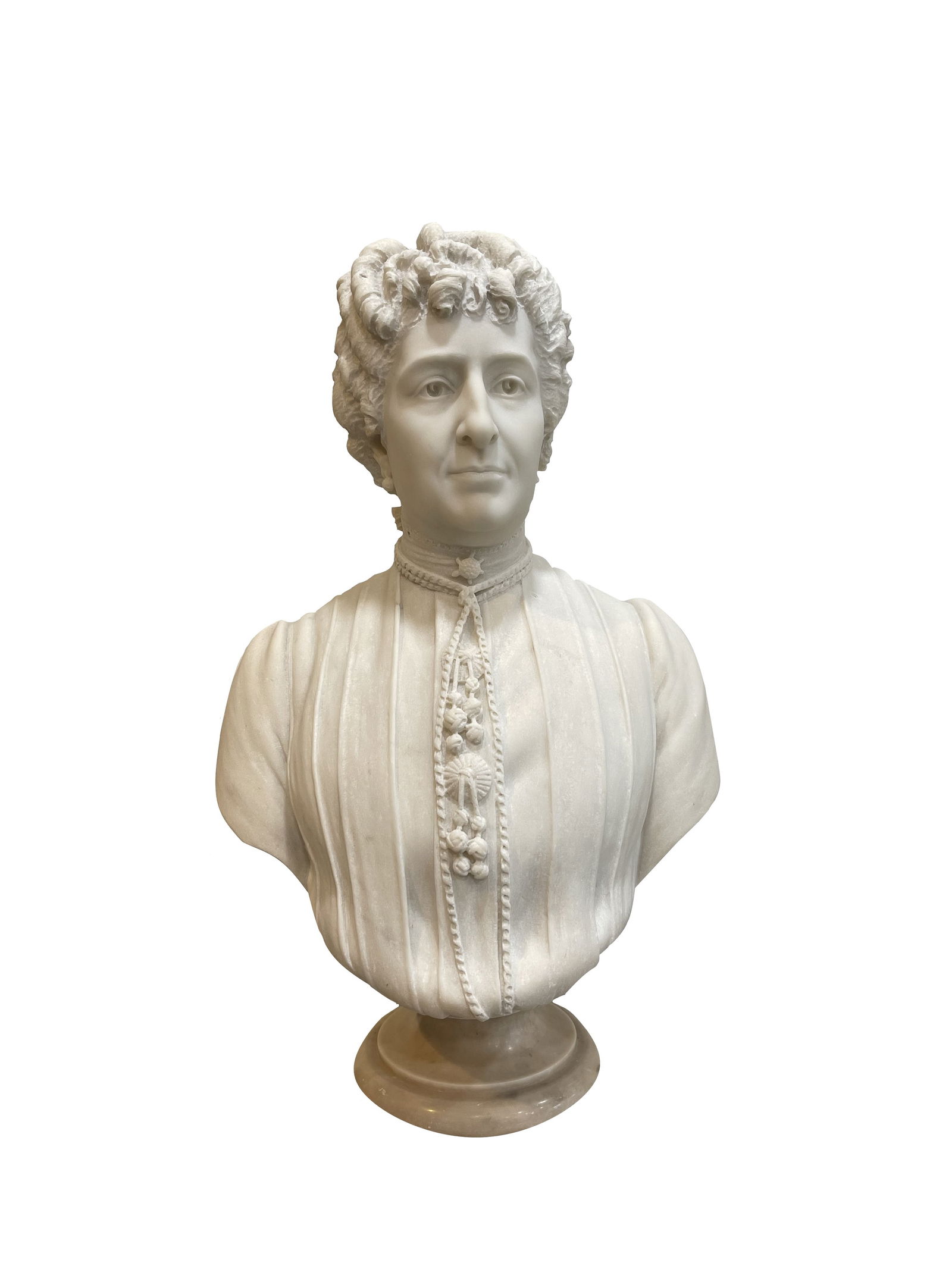 20th Century J. De. Pari / B. Ayres 1912 Marble Bust (1 of 6)