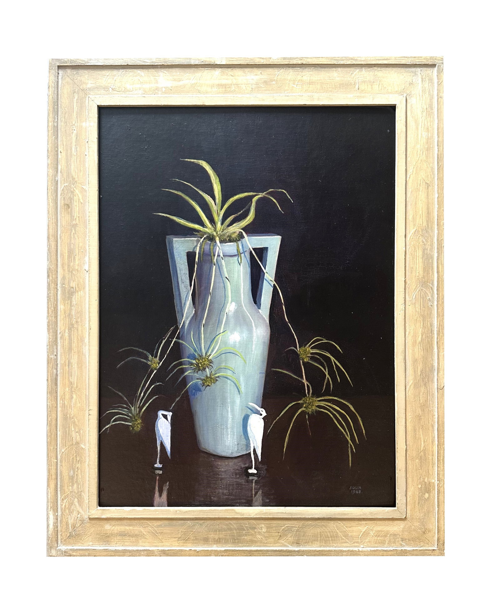 Einar (Johan Einar) Jolin (1890 - 1976) Sweden: Einar (Johan Einar) Jolin (1890 - 1976) Sweden Oil on Board Measure 24"in H x 18"in W and 29"in H x 23"in W with frame Known for: Portrait, genre and still life painting Biography: Johan Einar Jolin, 