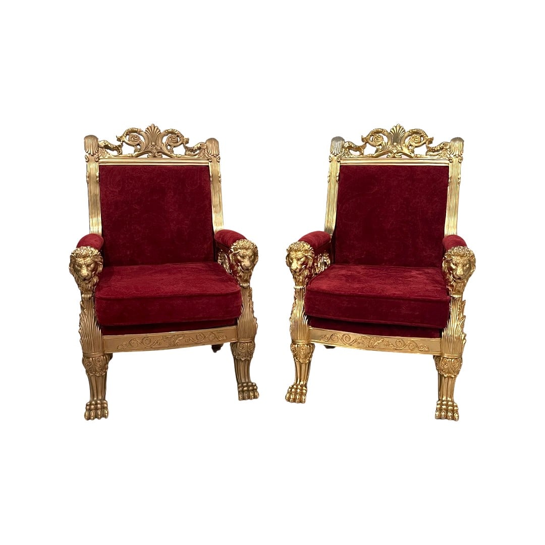 Two Similar Louis XV Style Gilt Bronze Chairs (1 of 20)