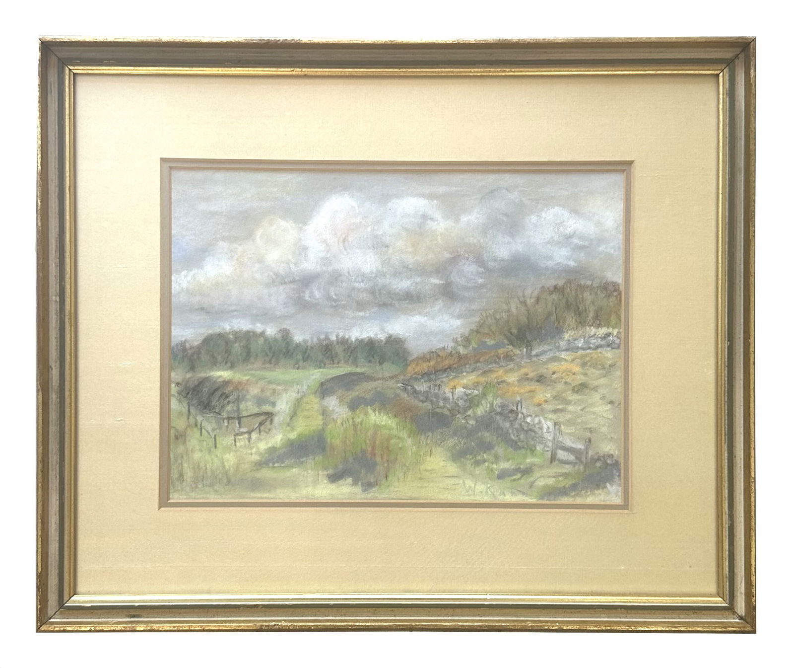 Wolf Kahn (1927 - 2020) Germany: Wolf Kahn (1927 - 2020) Germany Pastel on Paper Measure 8"in H x 11"in W and 14 1/4"in H x 17"in W with frame Biography: Wolf Kahn is a landscape painter for whom color is his signature. Continually s