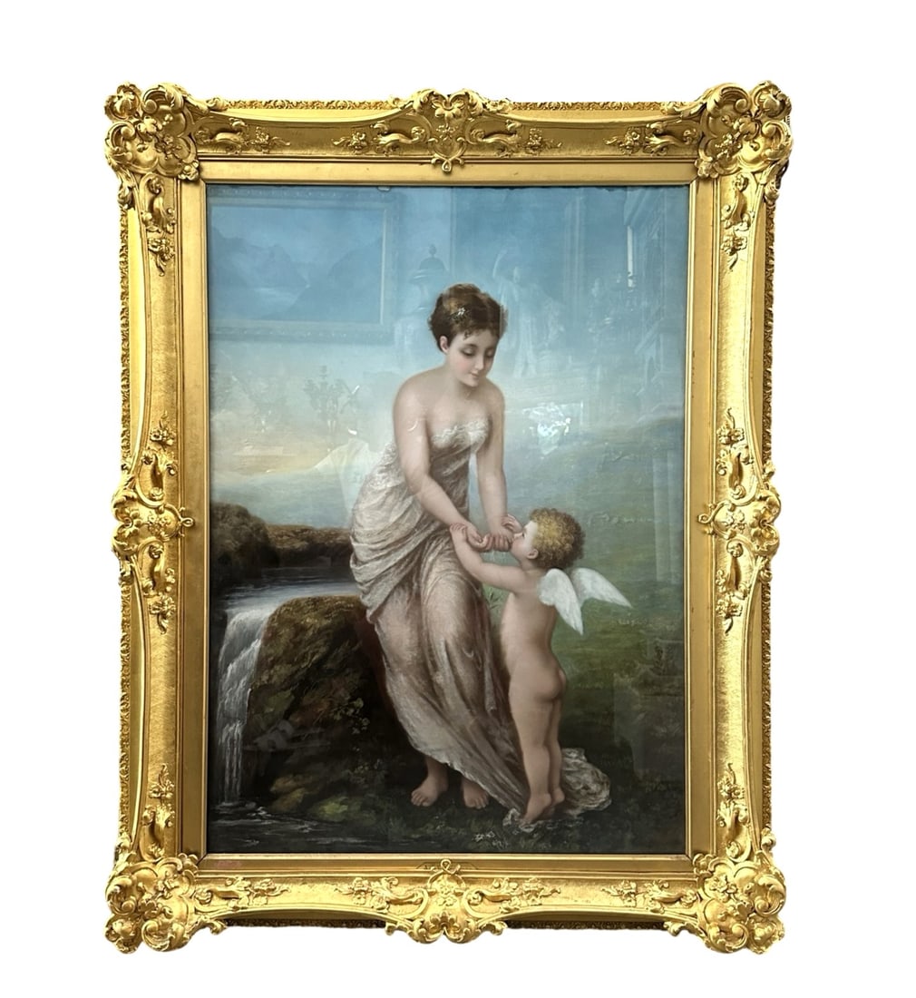 Antique French 19th Century Painting Signed Eug de Blaas (1 of 7)