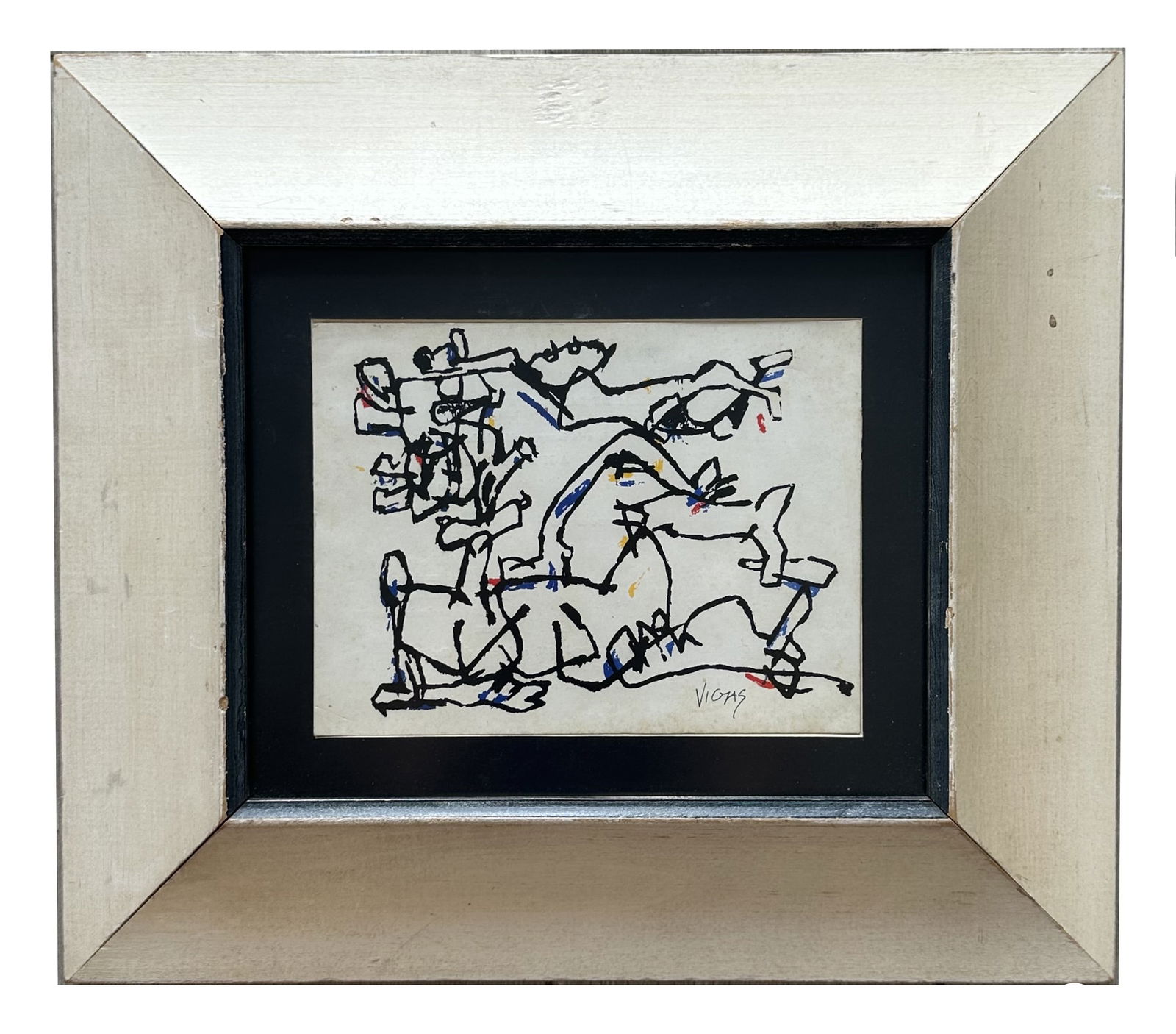 Oswaldo Vigas (Born 1926) Abstract (1 of 4)